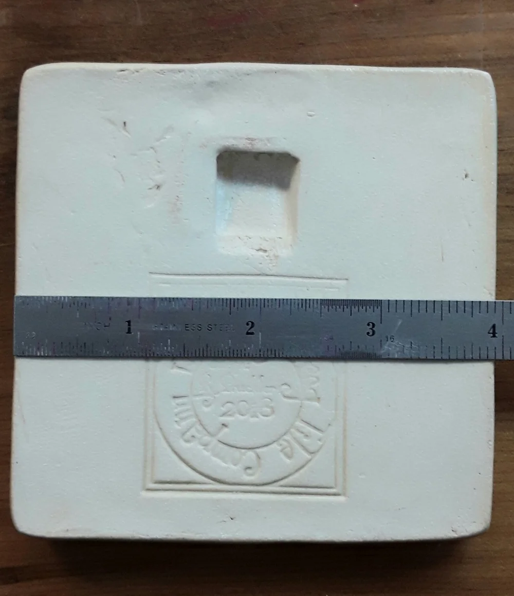 Number 4 Art Tile — Whistling Frog Tile Company