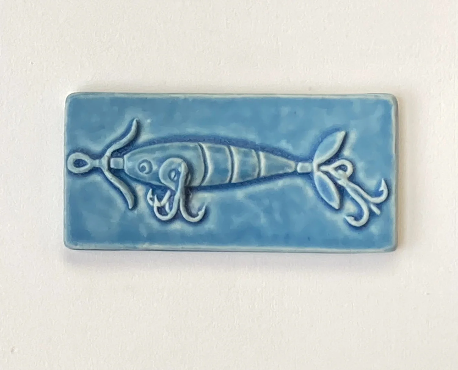 fish lure art Fishing Artwork Crafted from durable metal Vintage Fishing Lures Watercolor Art