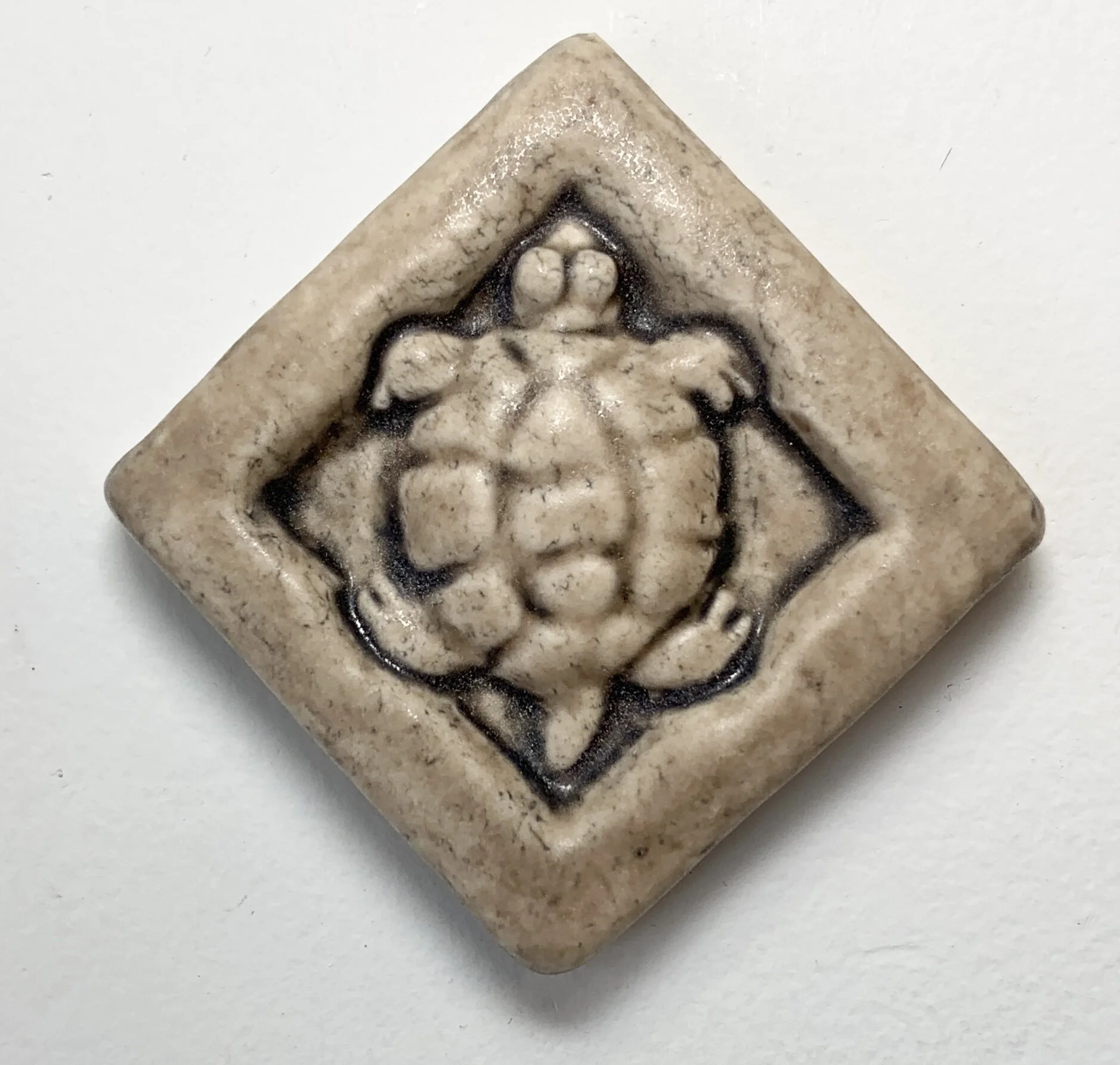 Turtle tile accent tile ceramic tile 2x2" tile