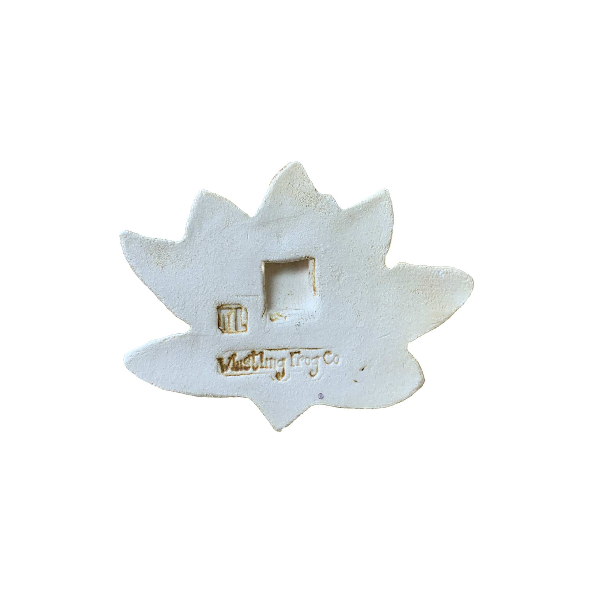 Lotus Art Tile notched on back