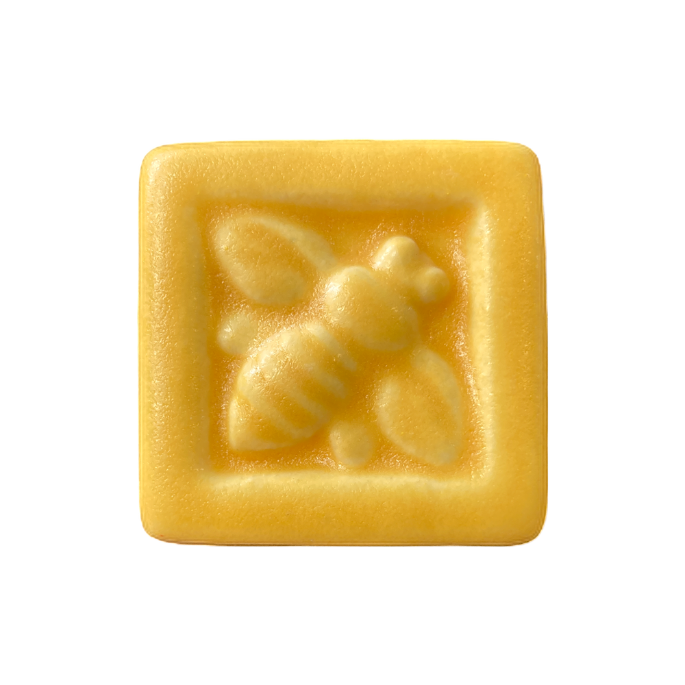 ceramic bee tile 2x2 inches — Whistling Frog Tile Company