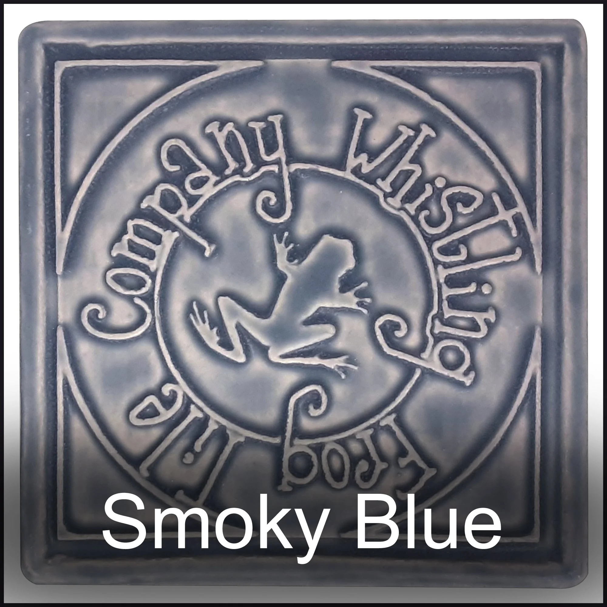 Smoky Blue Glaze by Whistling Frog Tile