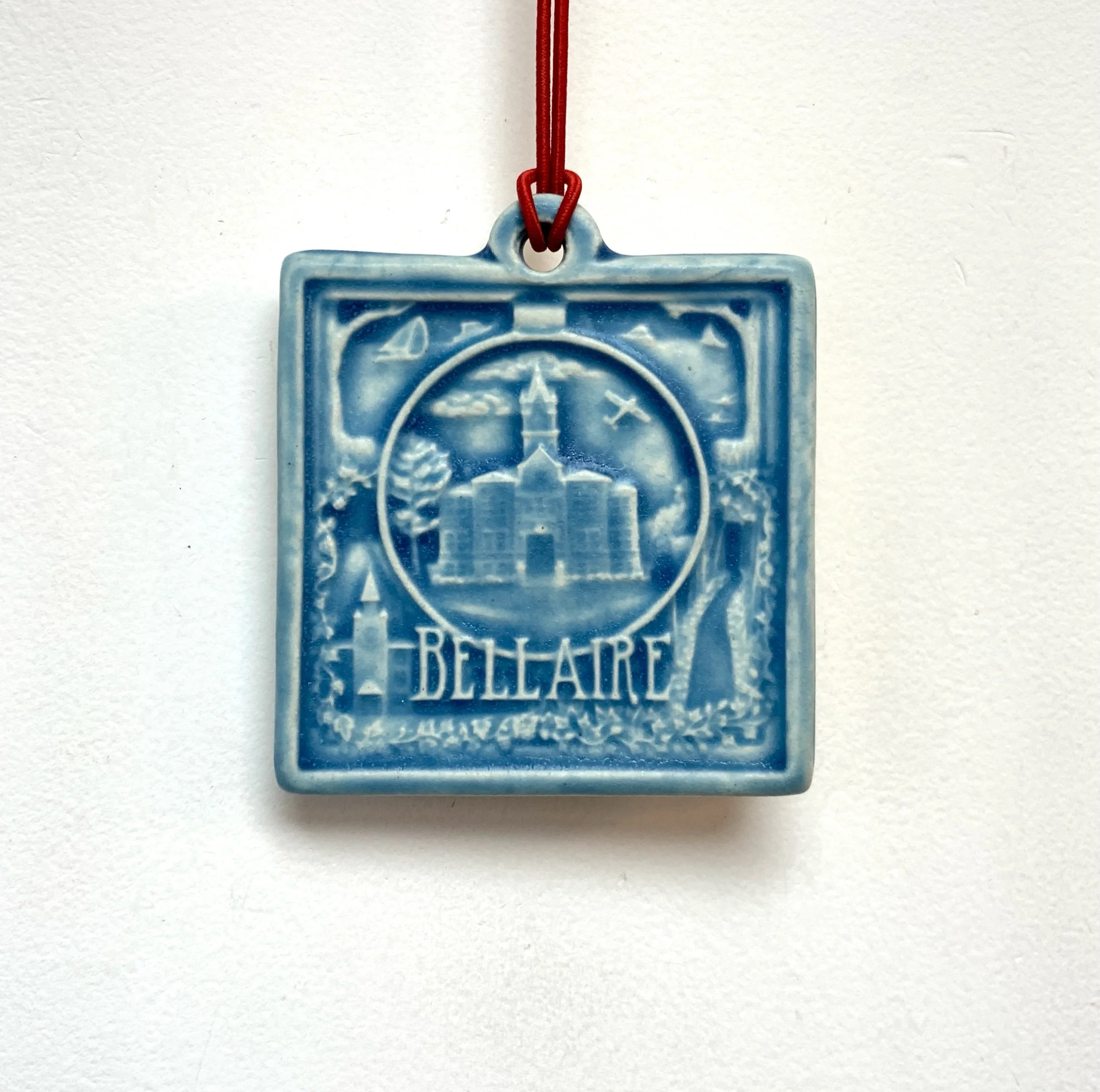 Bellaire  ornament Freshwater Blue glaze