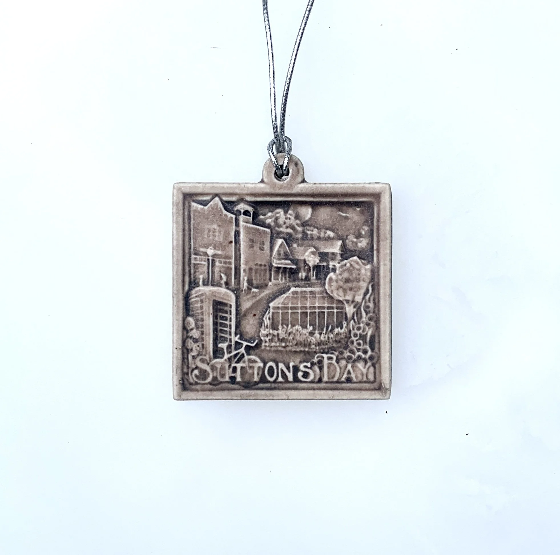 Suttons Bay Ornament in Sepia Brown glaze