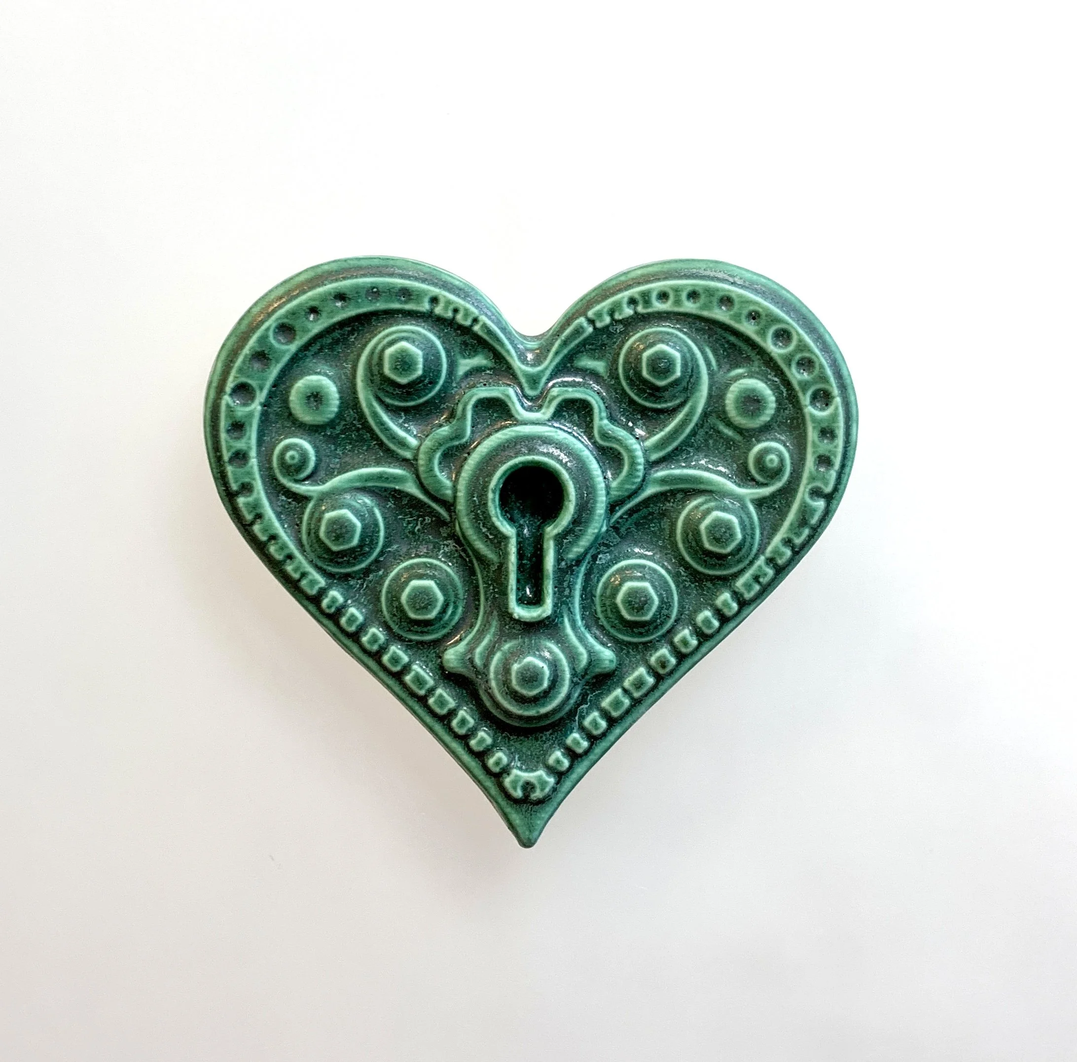 Heart Tile, key to my heart, Valentine's day heart, ceramic heart, porcelain heart, Valentine's gift