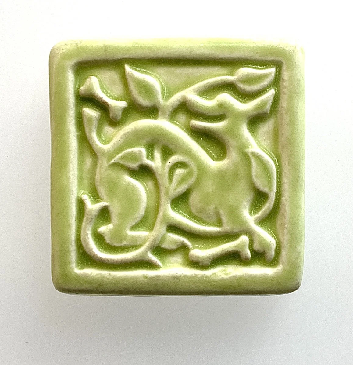 Dog with Bone Tile, dog wash tile, pet memorial tile