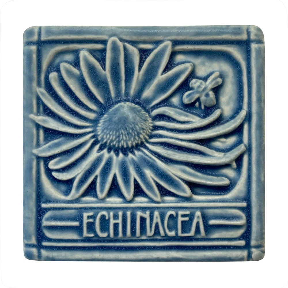 哥釉花生 Echinacea Tile — Whistling Frog Tile Company