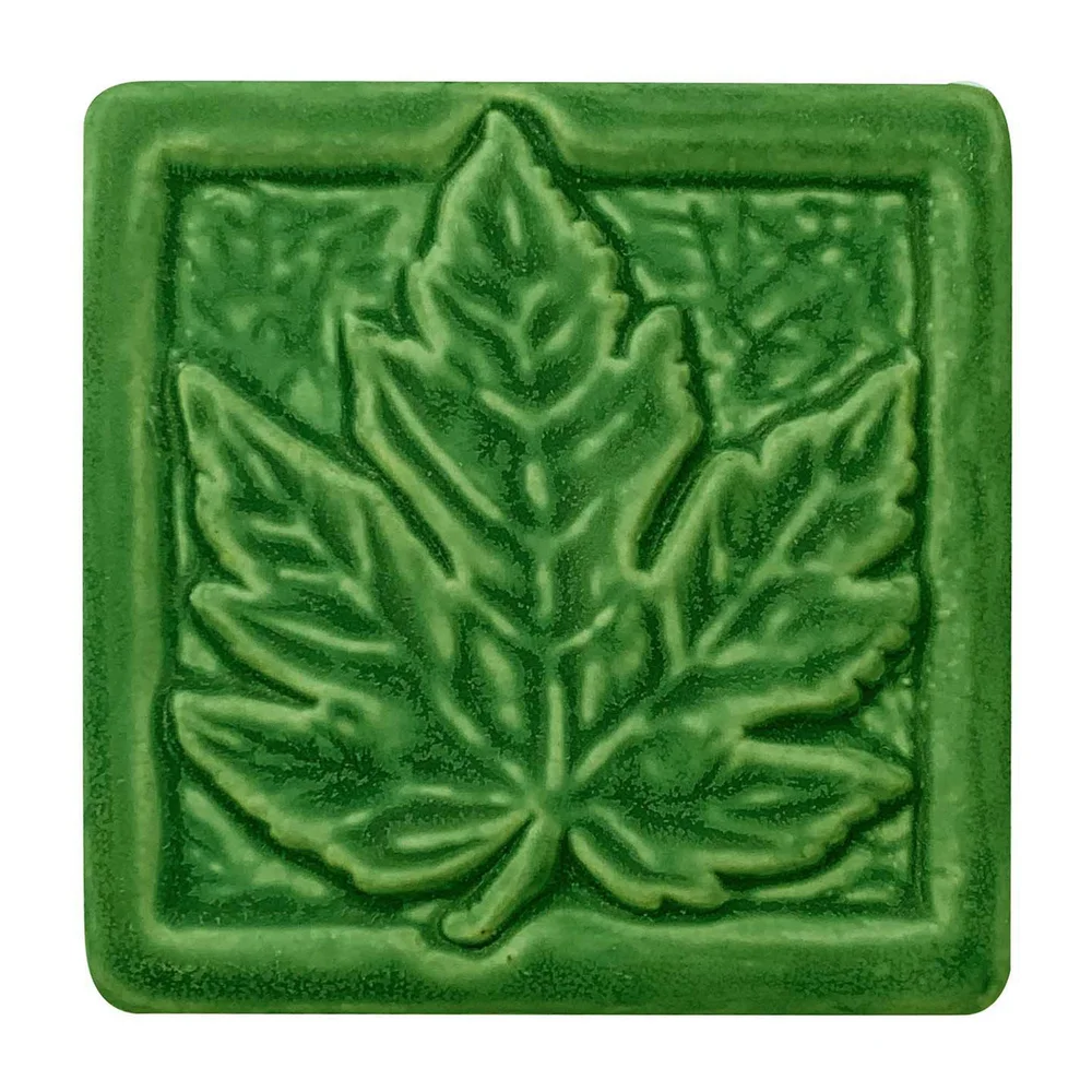Maple Leaf Ceramic Accent Tile - Architectural Tile for Design