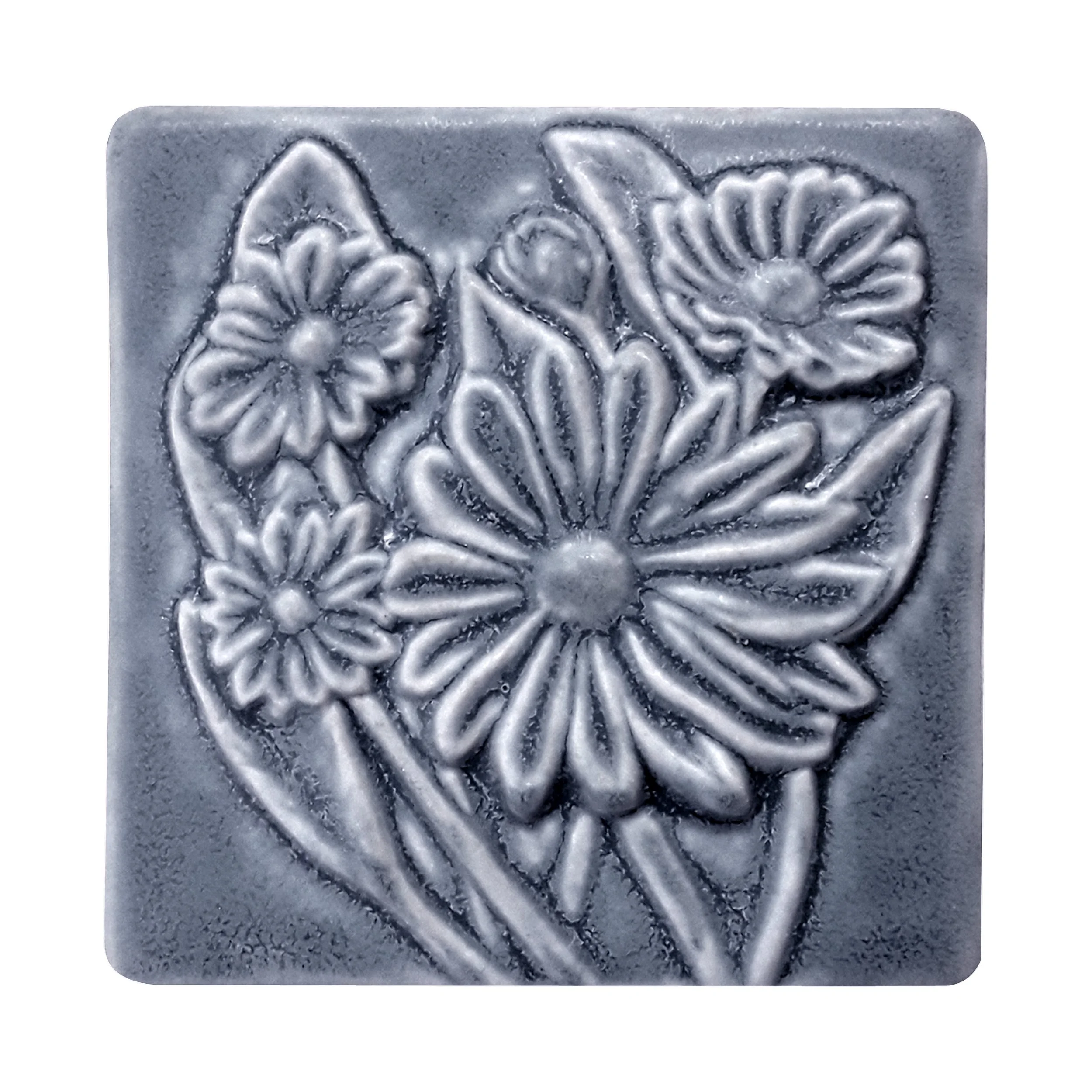 DaisiesTileSmokyBlueGlaze .jpg