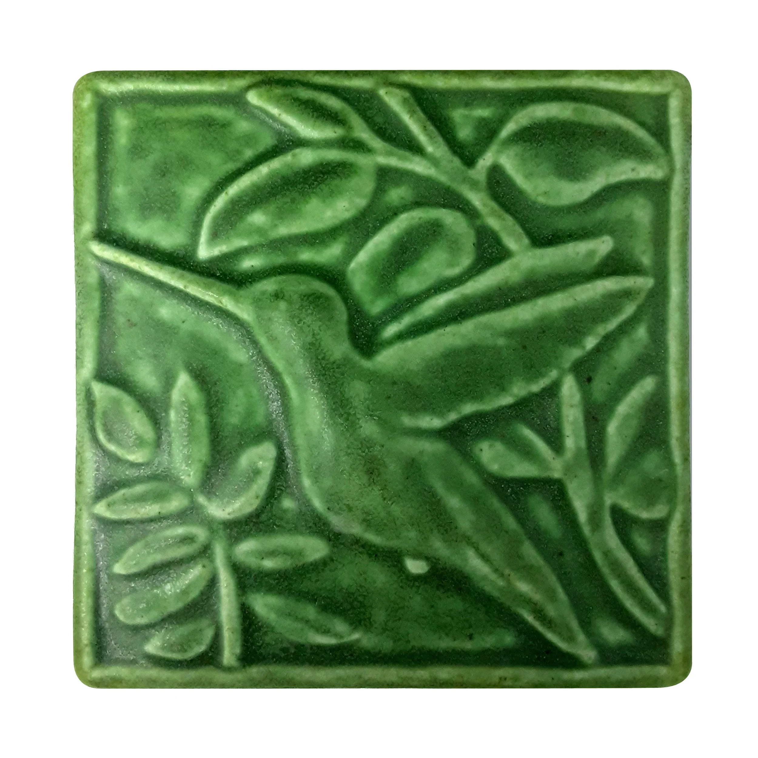 HummingbirdTileLeafGreenGlaze.jpg