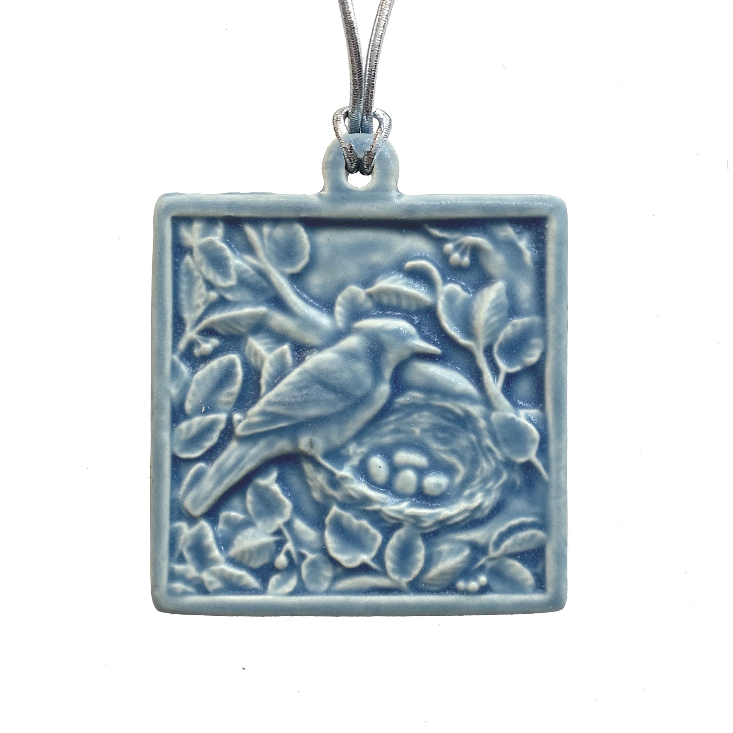 Nesting Jay Ornament