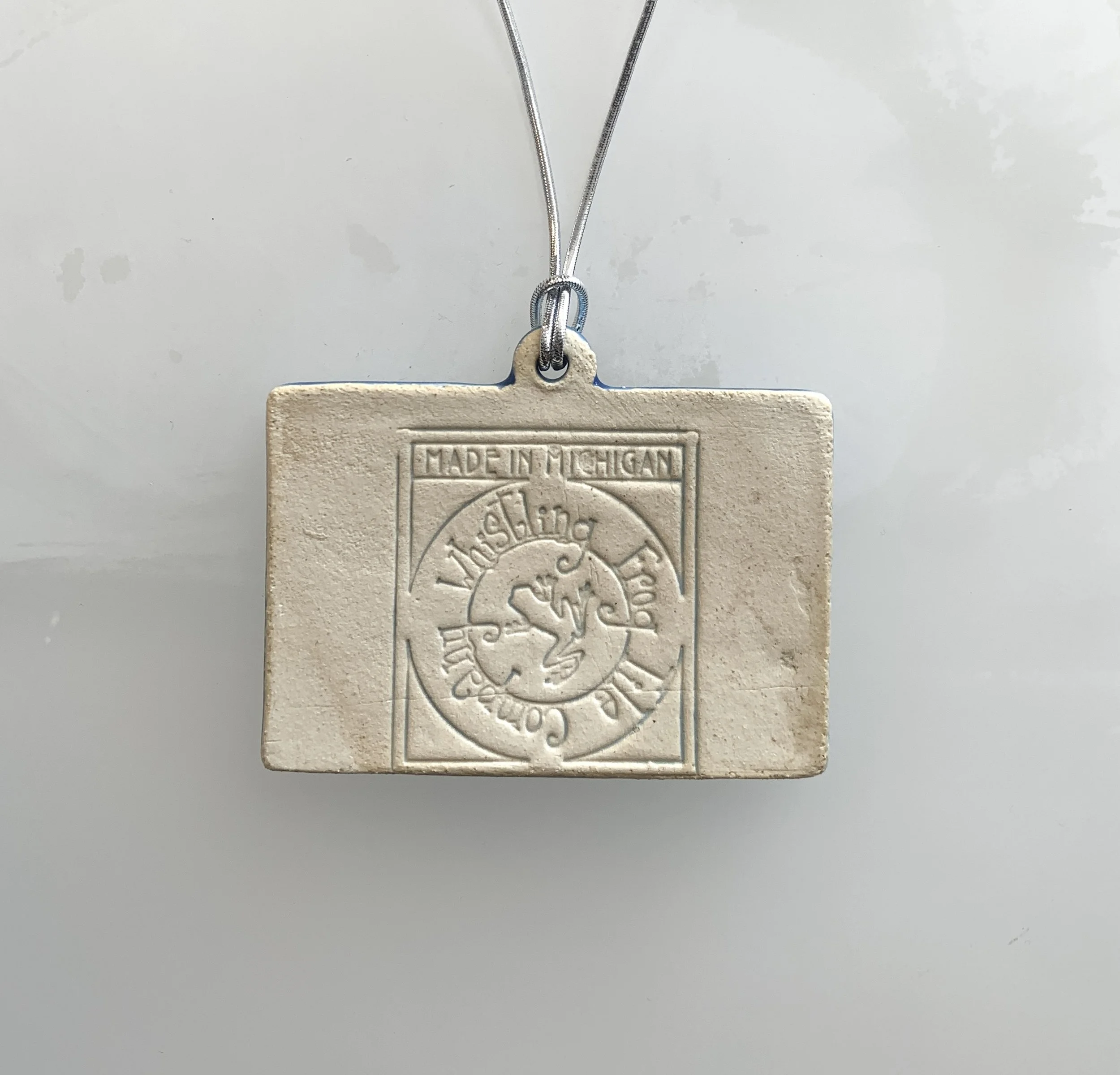 Alden Michigan Ornament Michigan gift Made in Michigan ceramic art