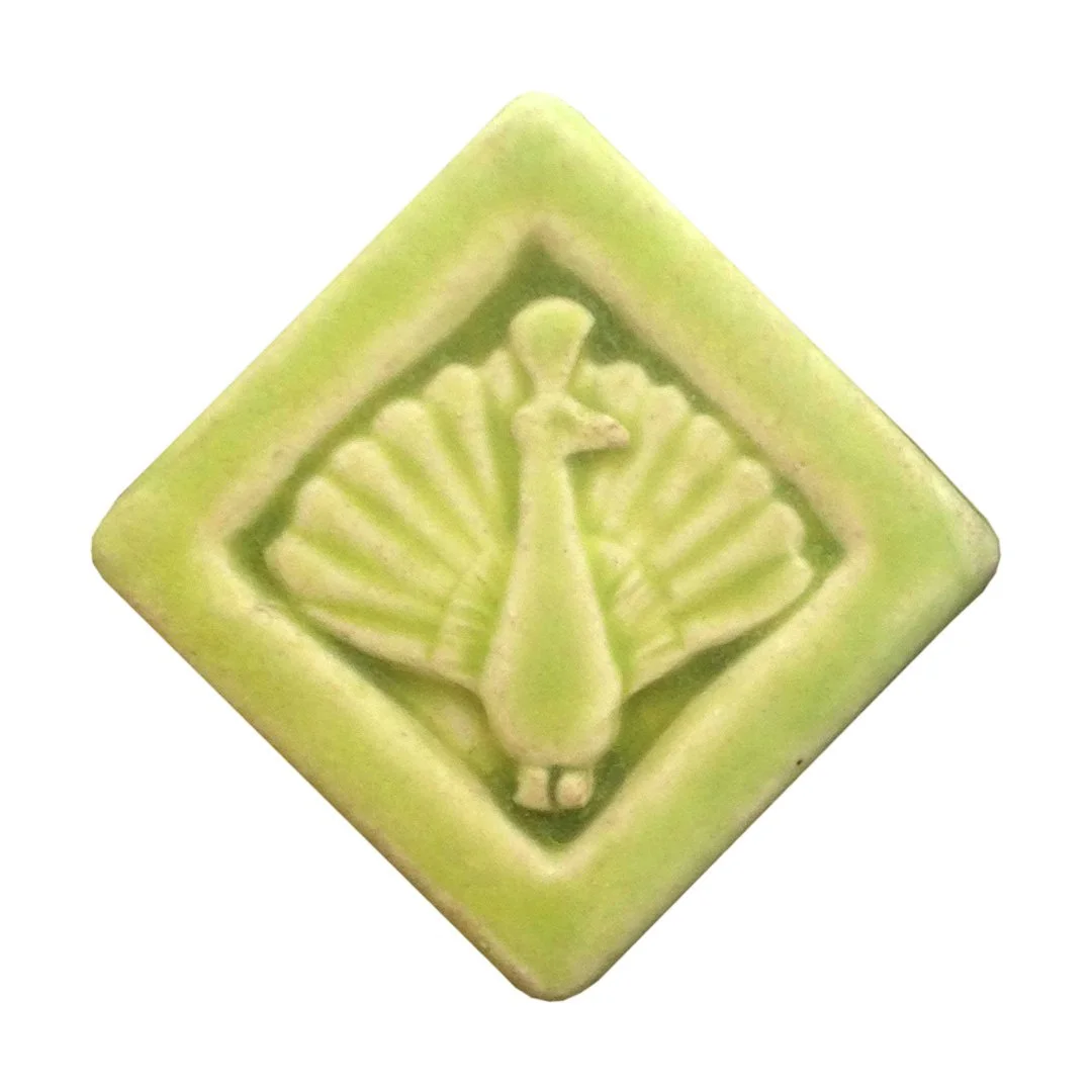 PeacockTile2xChartreuseGlaze.JPG