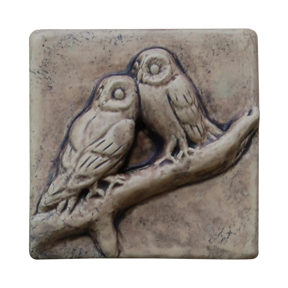 Owl Friends Art Tile sepia.jpg