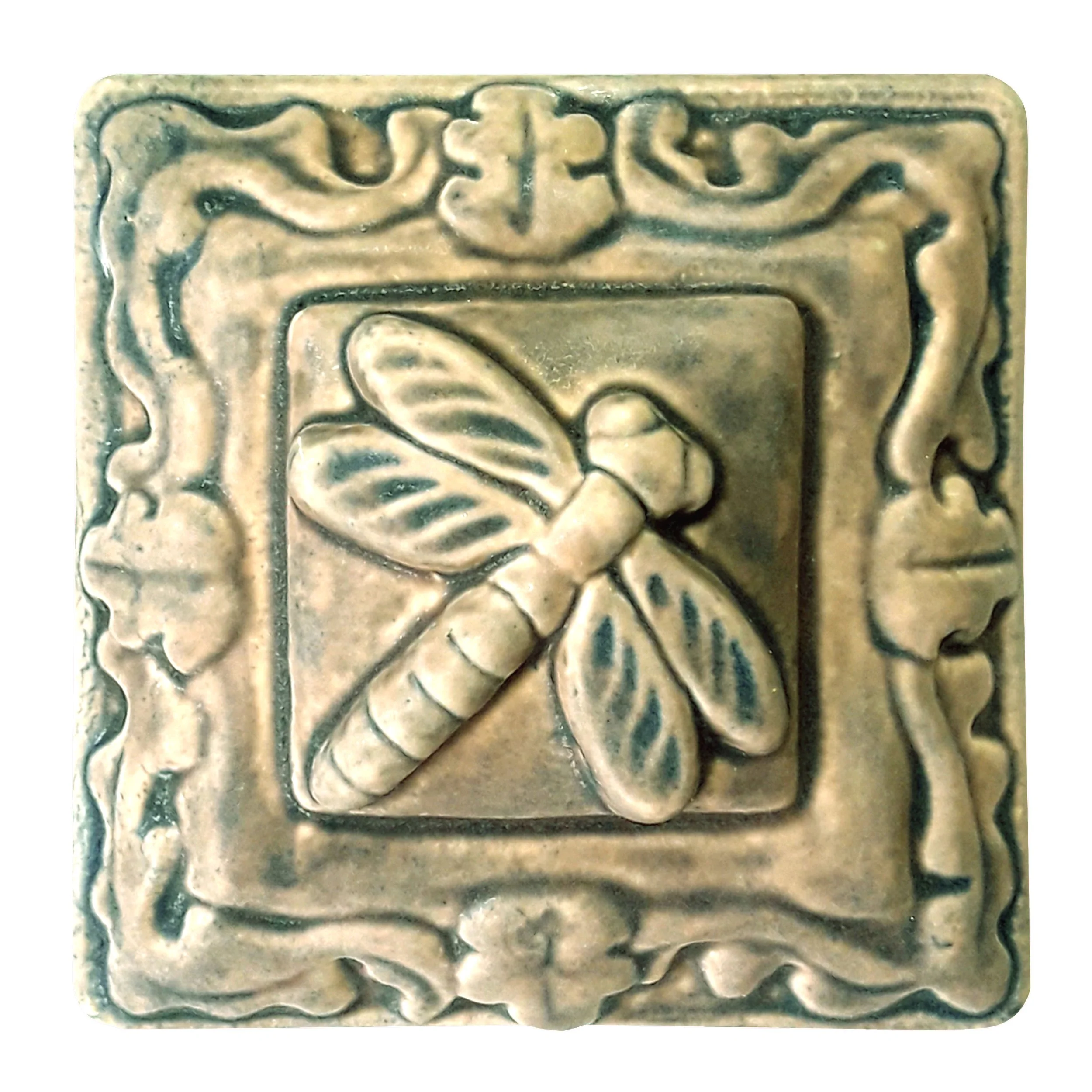 DragonflyFloralSepiaGlaze.jpg