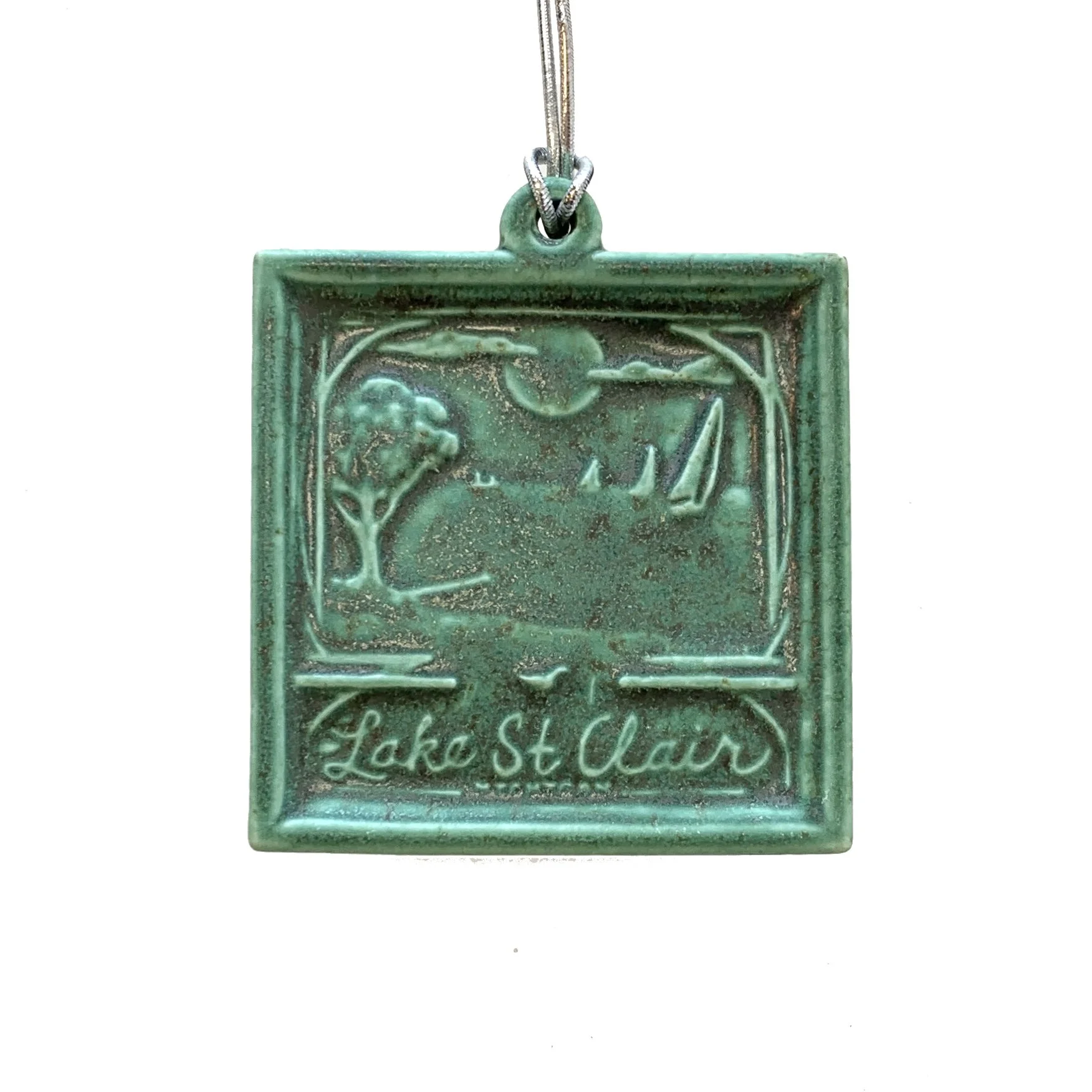 Lake Saint Clair ornament leaf green.JPG