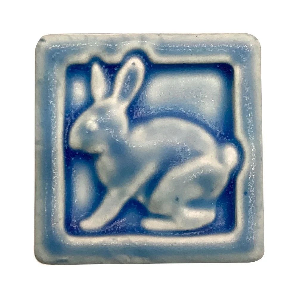 Rabbit 2 x 2 tile Freshwater blue glaze.JPG