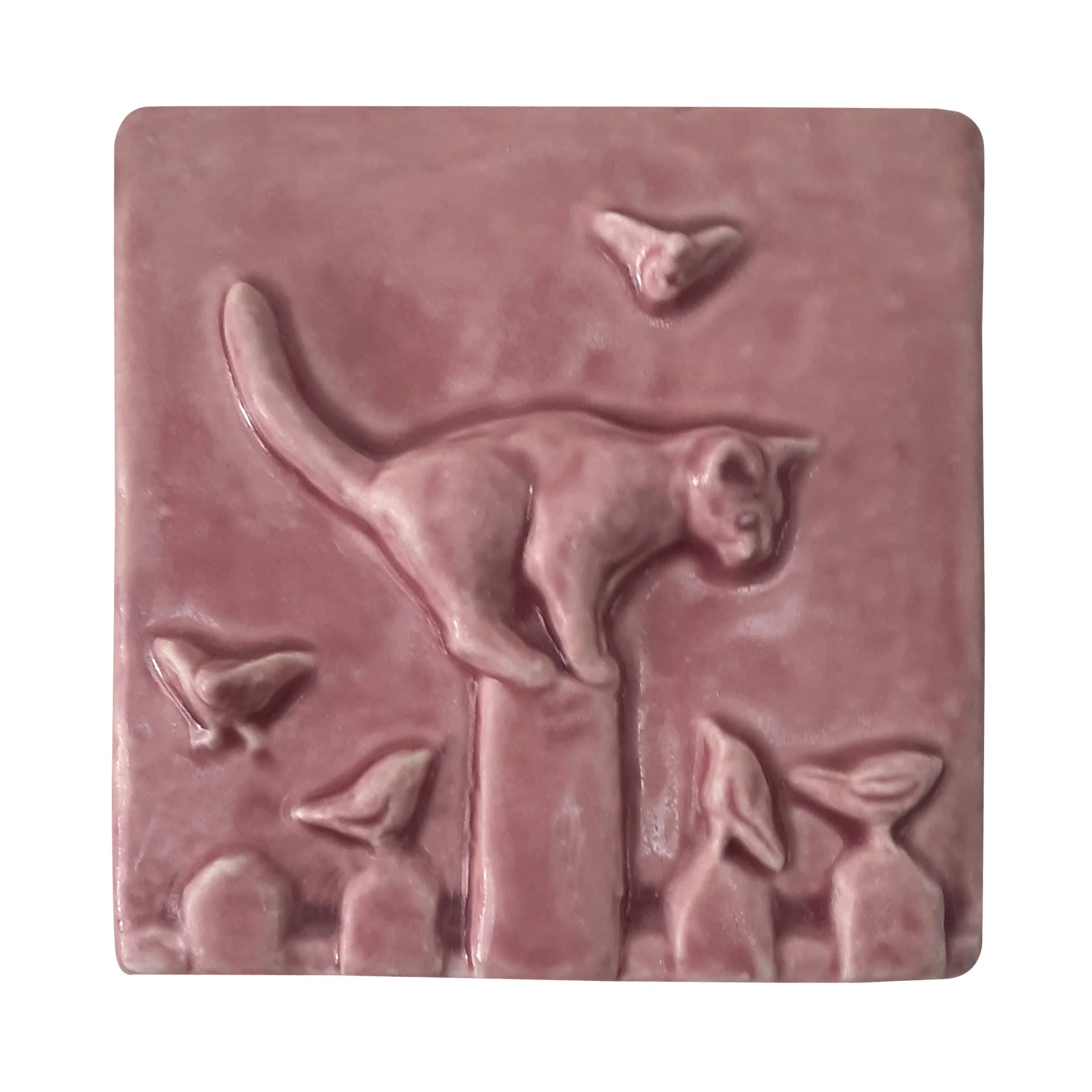Cat on Fence Art Tile Sweets Glaze.jpg