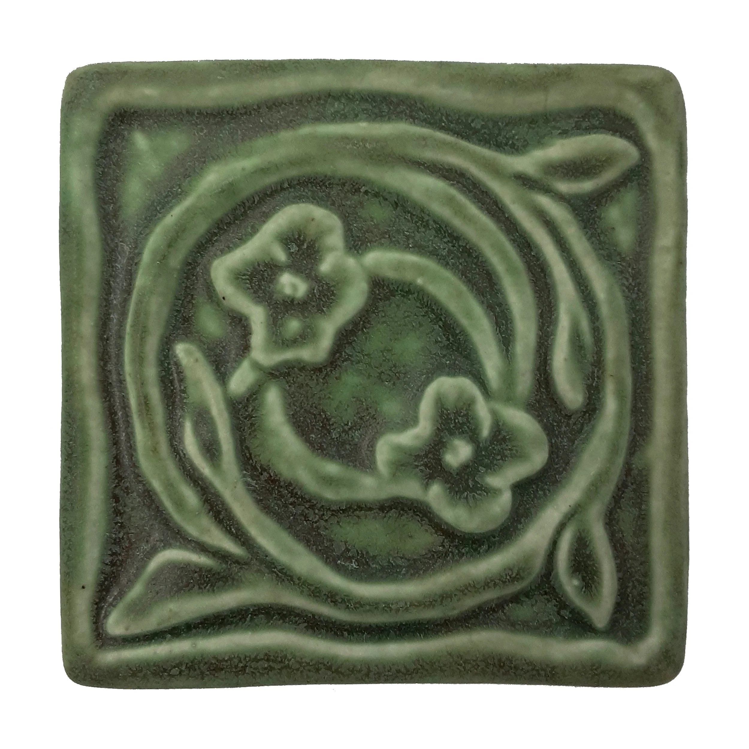 FloralSwirlTileOakHillGreenGlaze.jpg