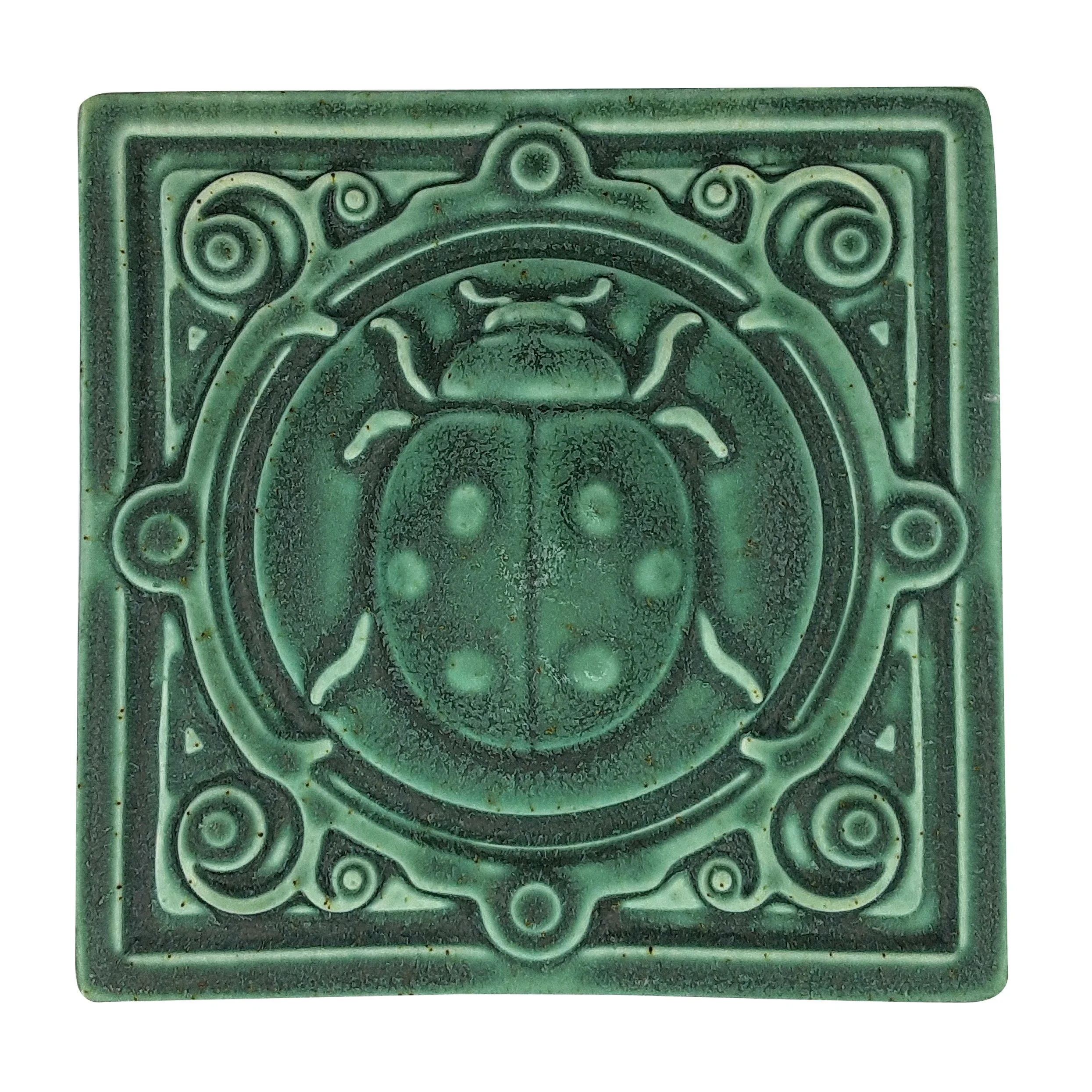 Nouveau Ladybug Tile Leaf Green.jpg