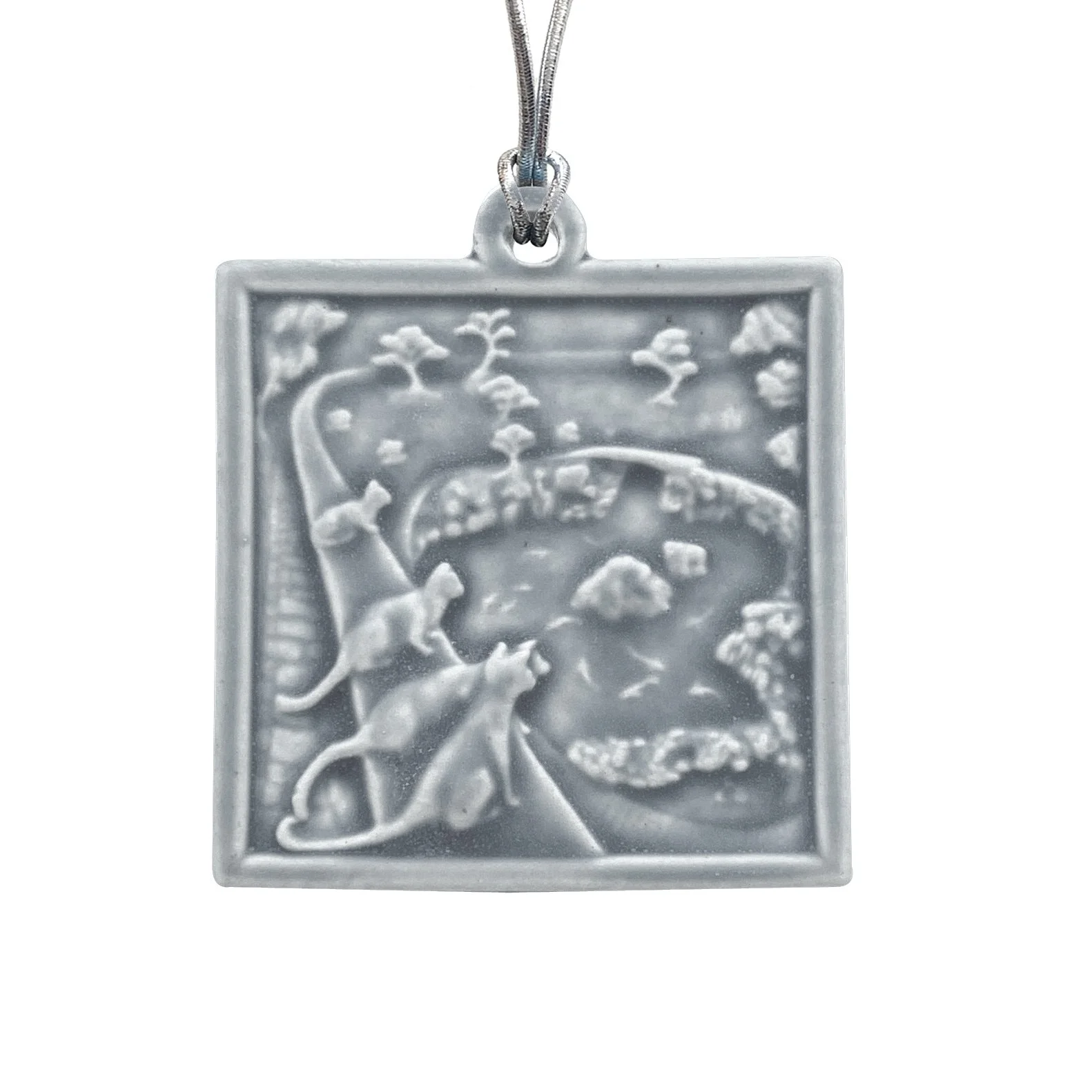 Cats and Koi Pond Ornament