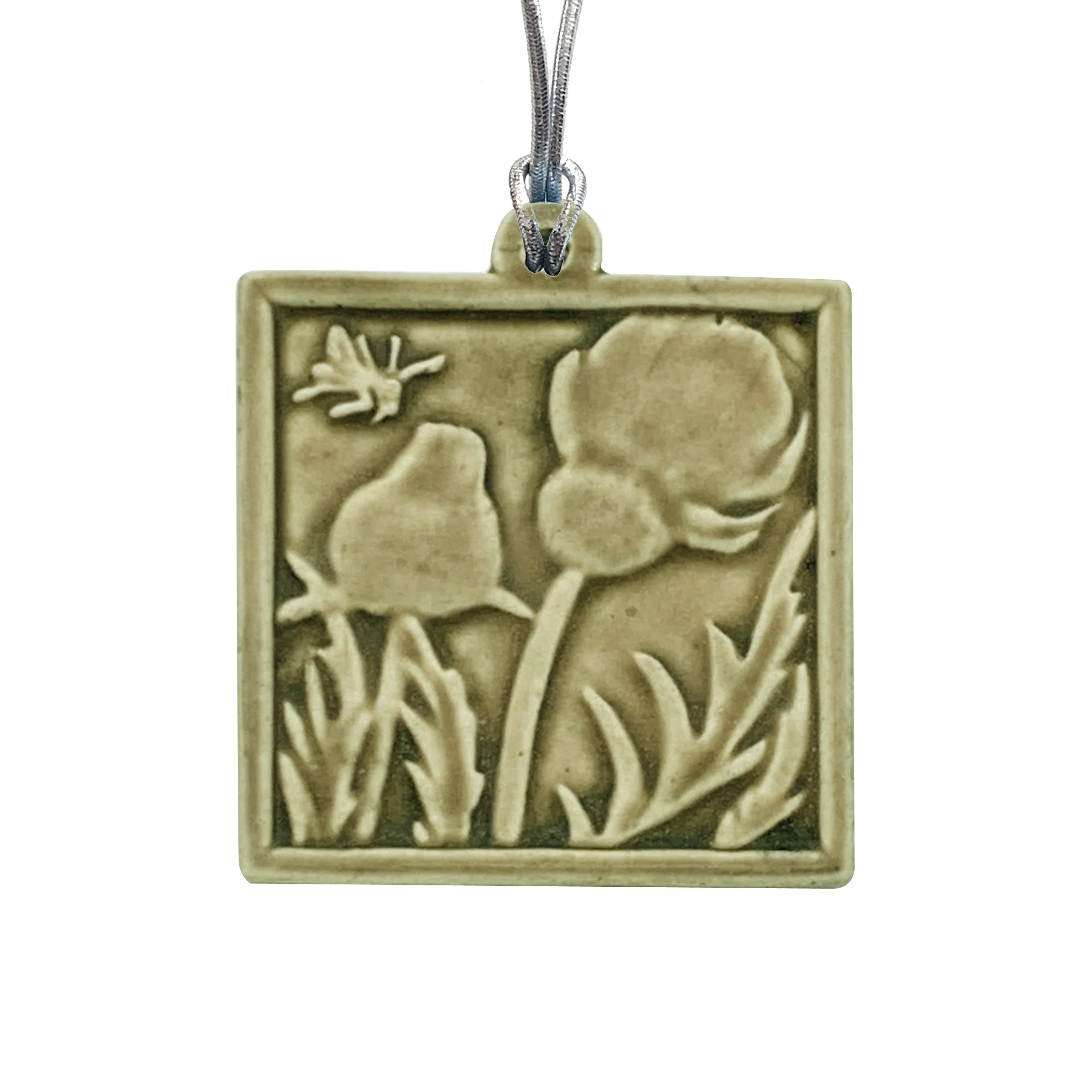 Bee and thistle ornament sepia.JPG