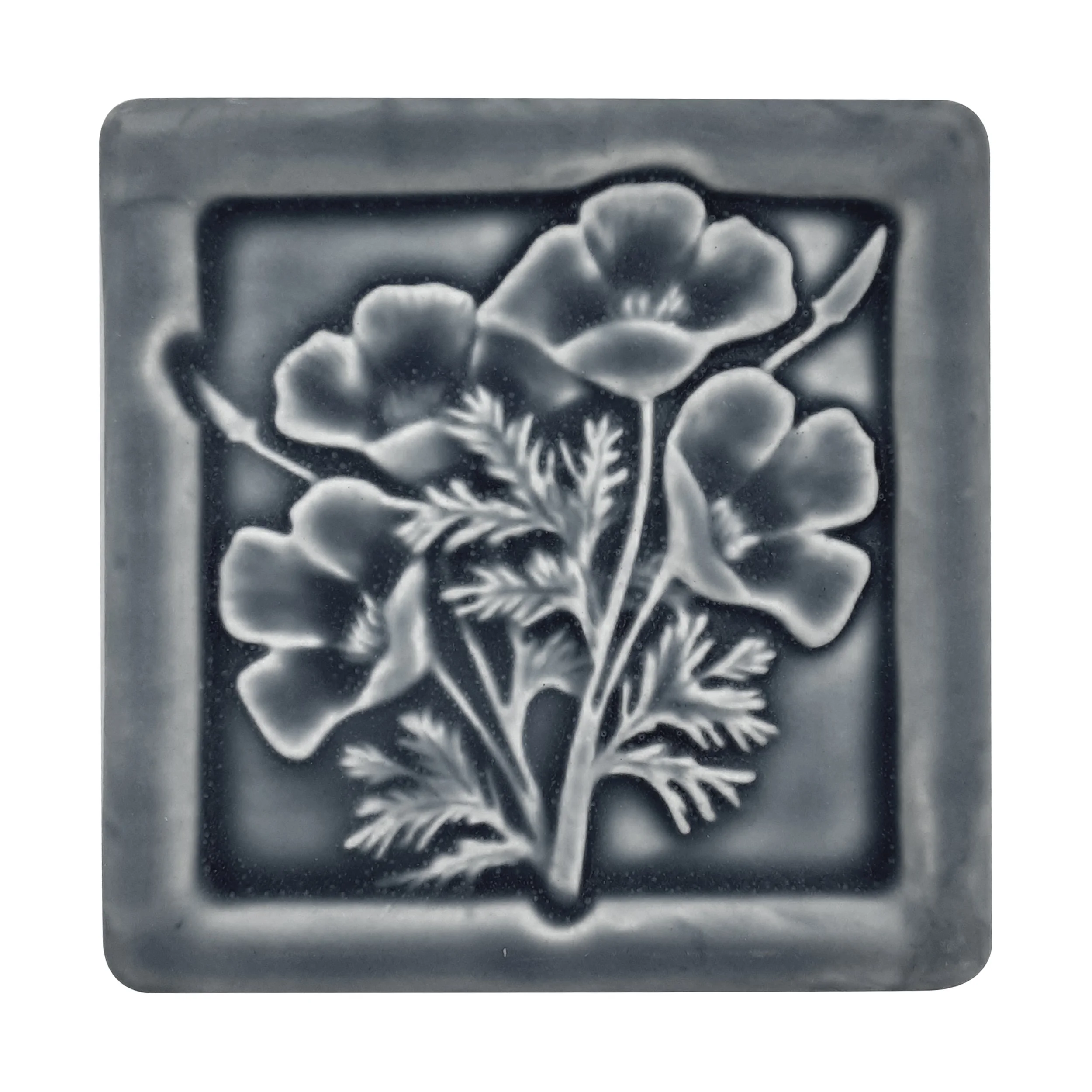 CaliforniaPoppyTileSmokyBlueGlaze.jpg
