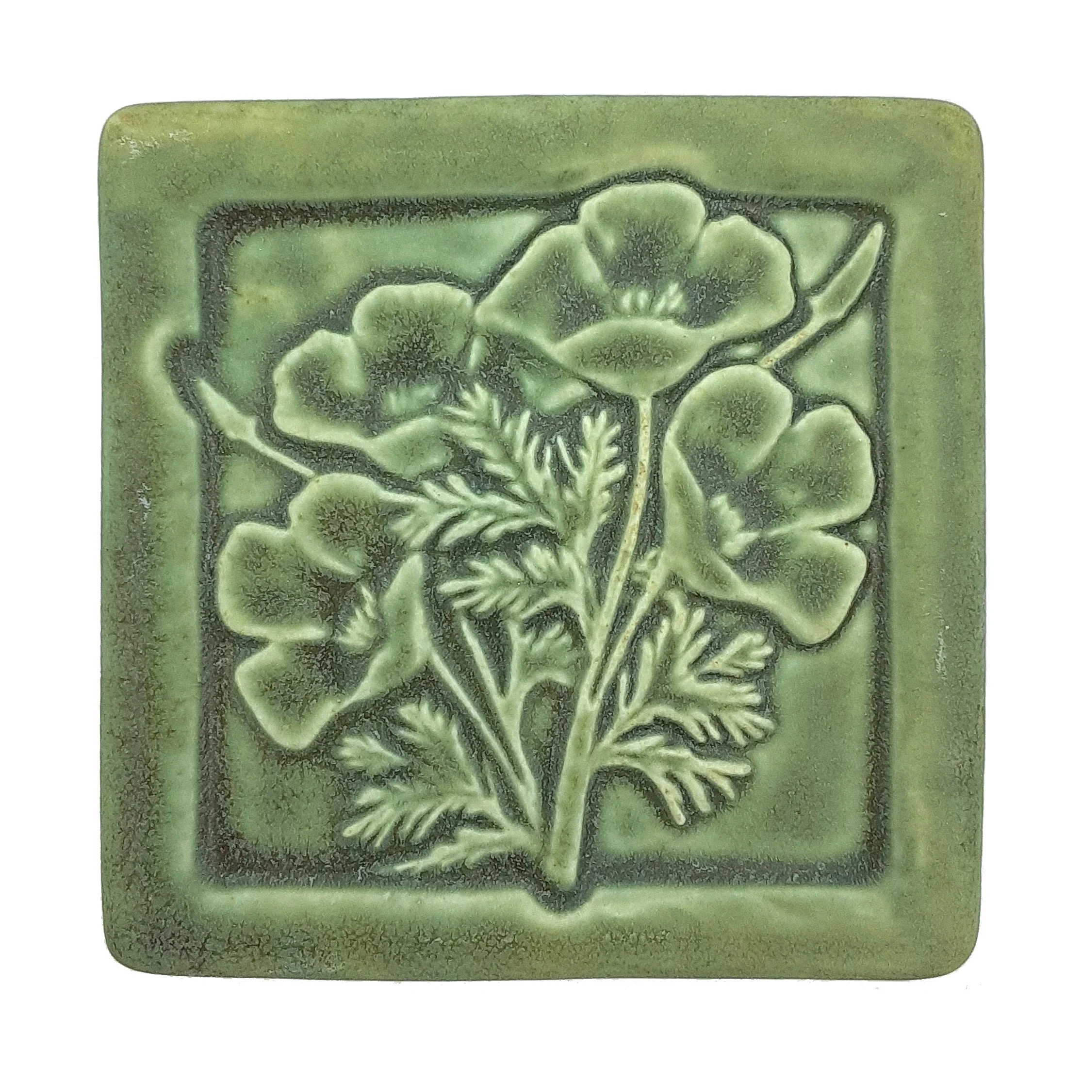 CaliforniaPoppyTileOakHillGreenGlaze.jpg