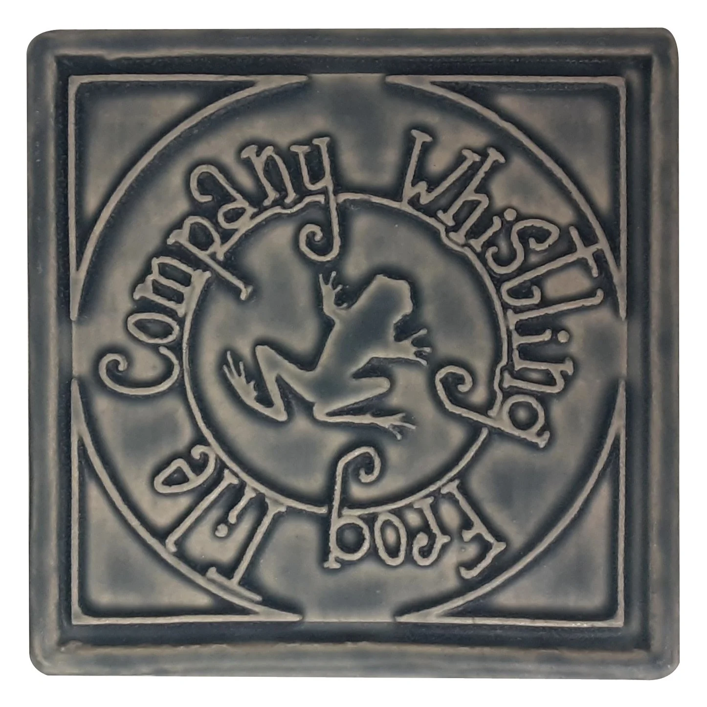 Smoly Blue Glaze by Whistling Frog Tile