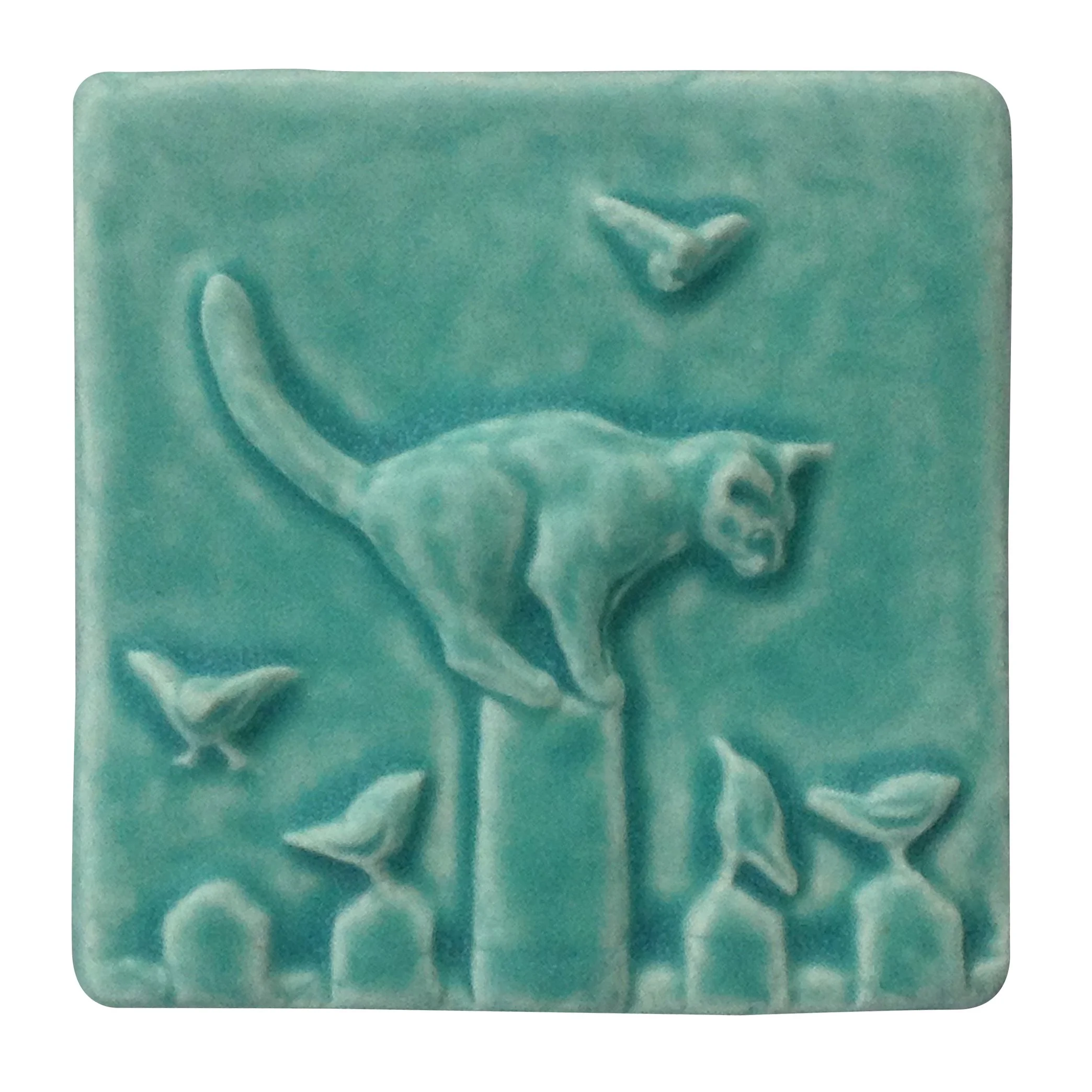 Cat on Fence Tile Bermuda Green Glaze.jpg