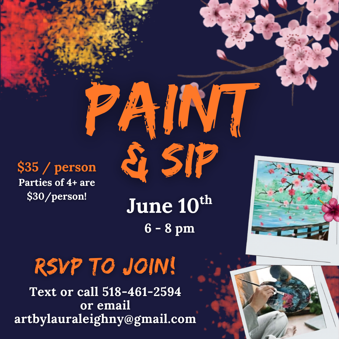 Paint and Sip at The Dutch!