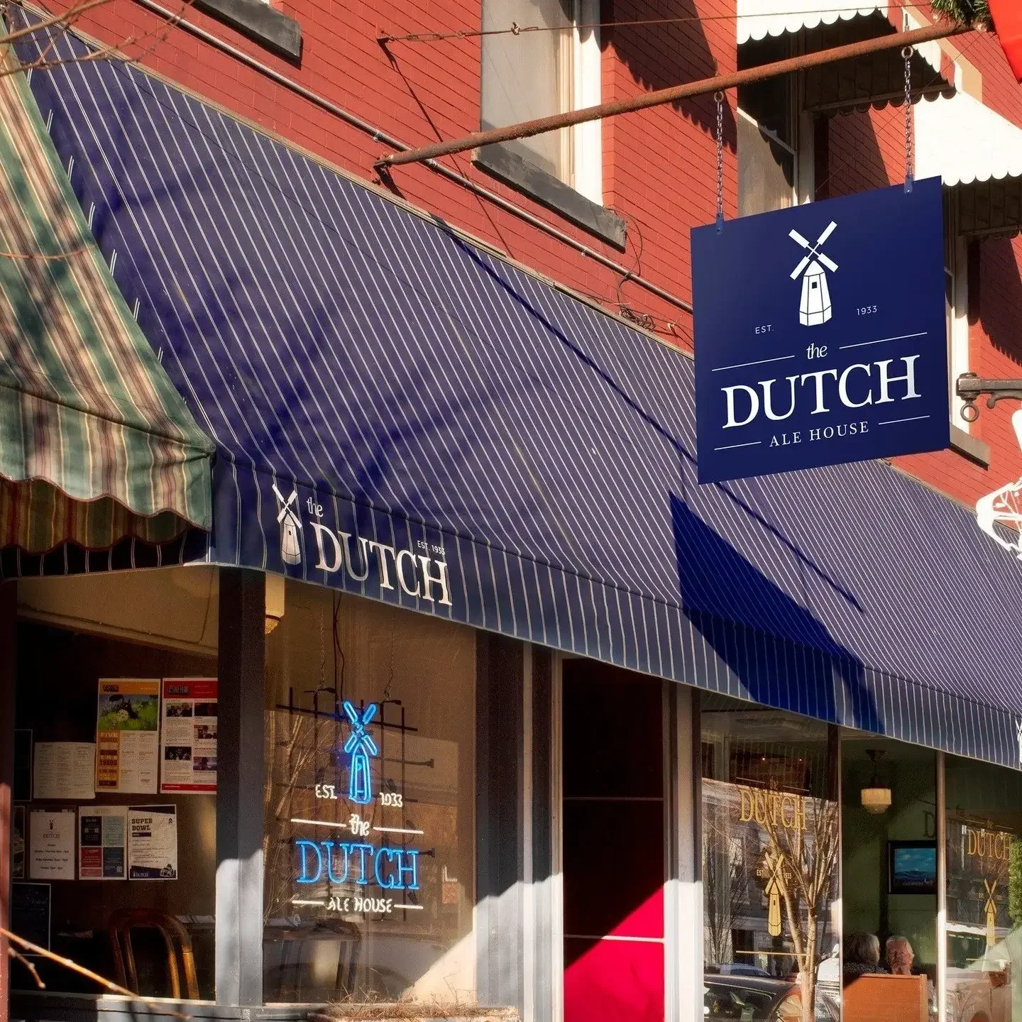 The exterior of the Dutch Ale House on Main Street in Saugerties, NY