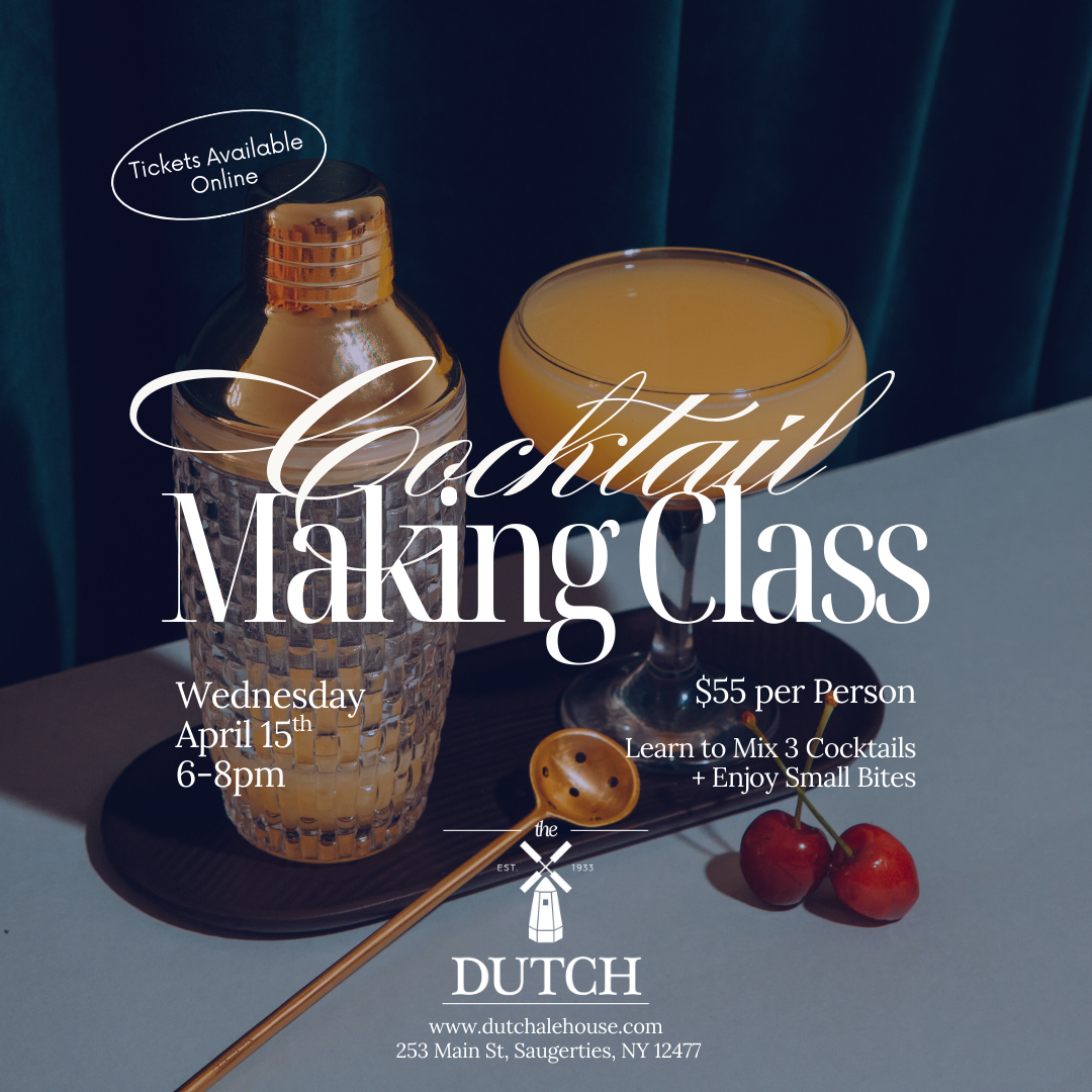 Spring Cocktail Making Class at The Dutch