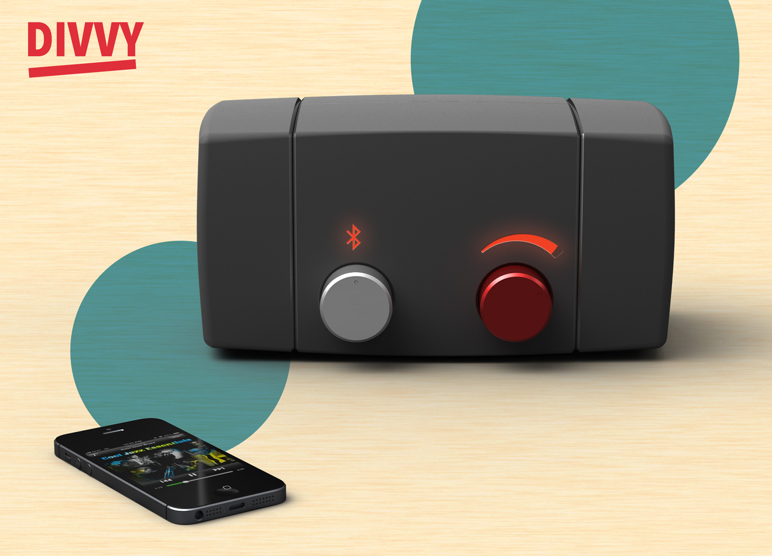 Divvy is a wireless speaker with mechanical arms that can spread and rotate to amplify and direct sound.
