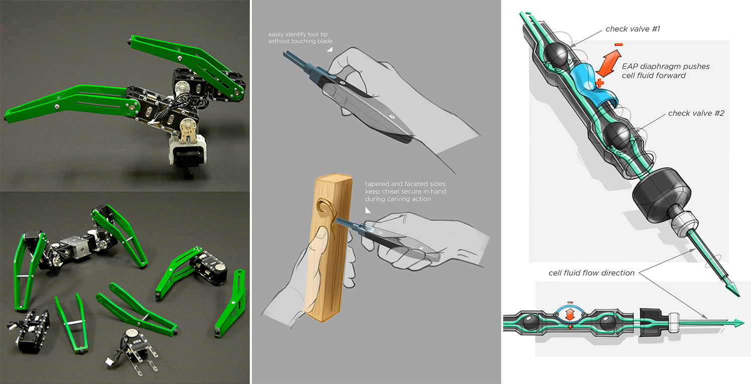 Functional Prototypes / Ergonomic Development / Mechanism and Assembly Visualization