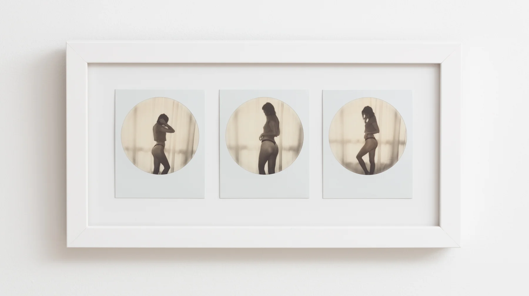 Untitled (Profile Triptych) Framed Originals 7'' x 12''