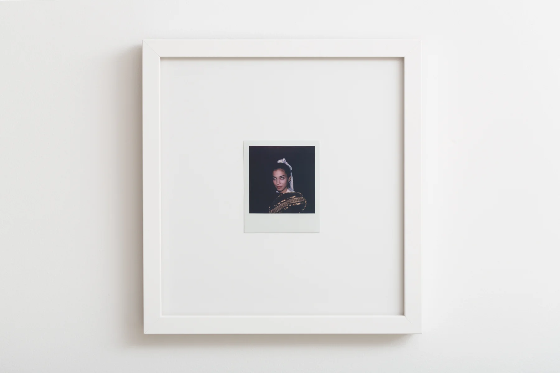 Untitled (Girl with the Pearl Eyes) Framed Original 12'' x 11''