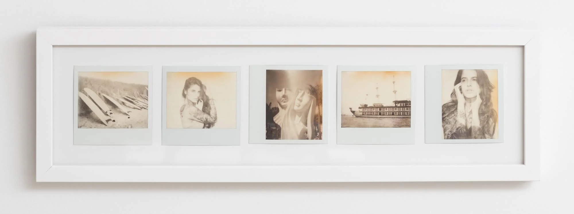 Untitled (Places & Faces) Framed Originals 6'' x 18''