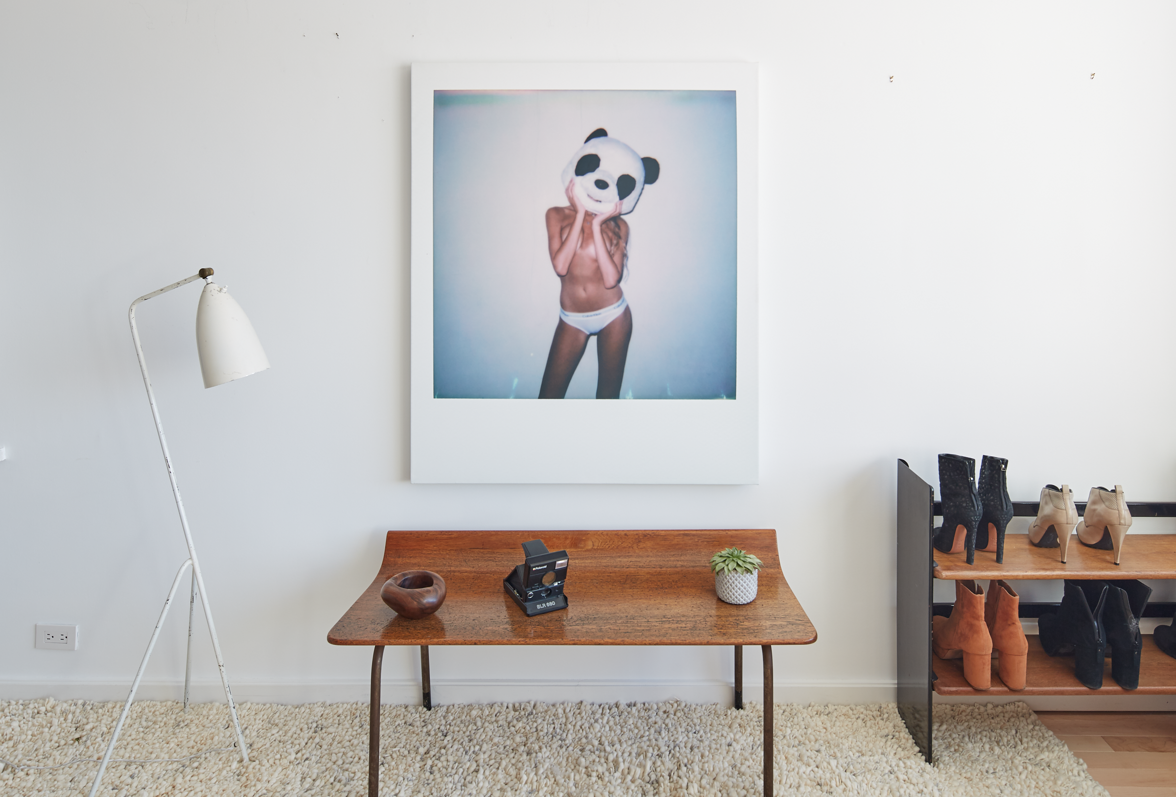 Untitled (Panda II) Archival pigment on canvas 46" x 38"