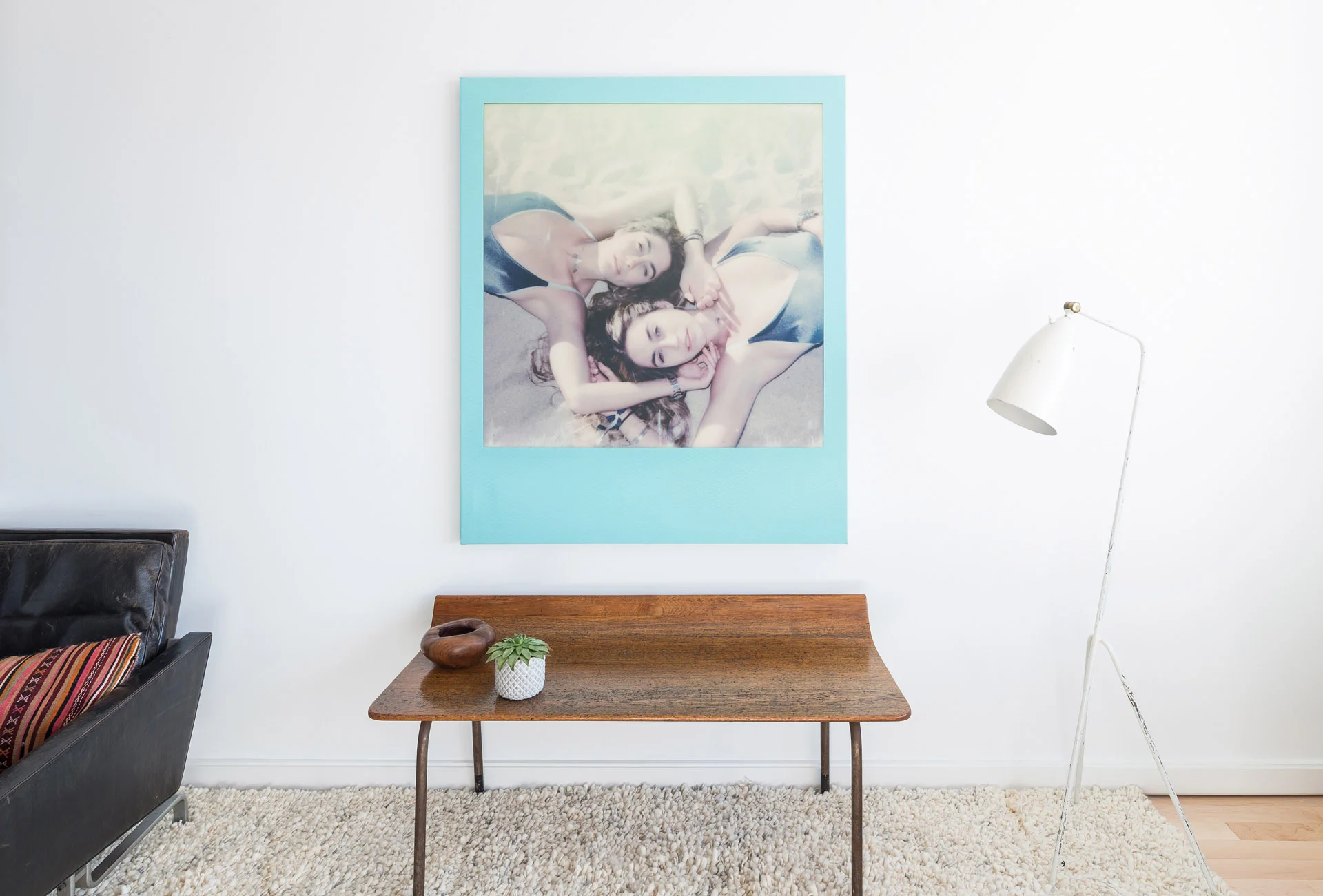 Untitled ( Beach Twins) Archival pigment on canvas 46" x 38"