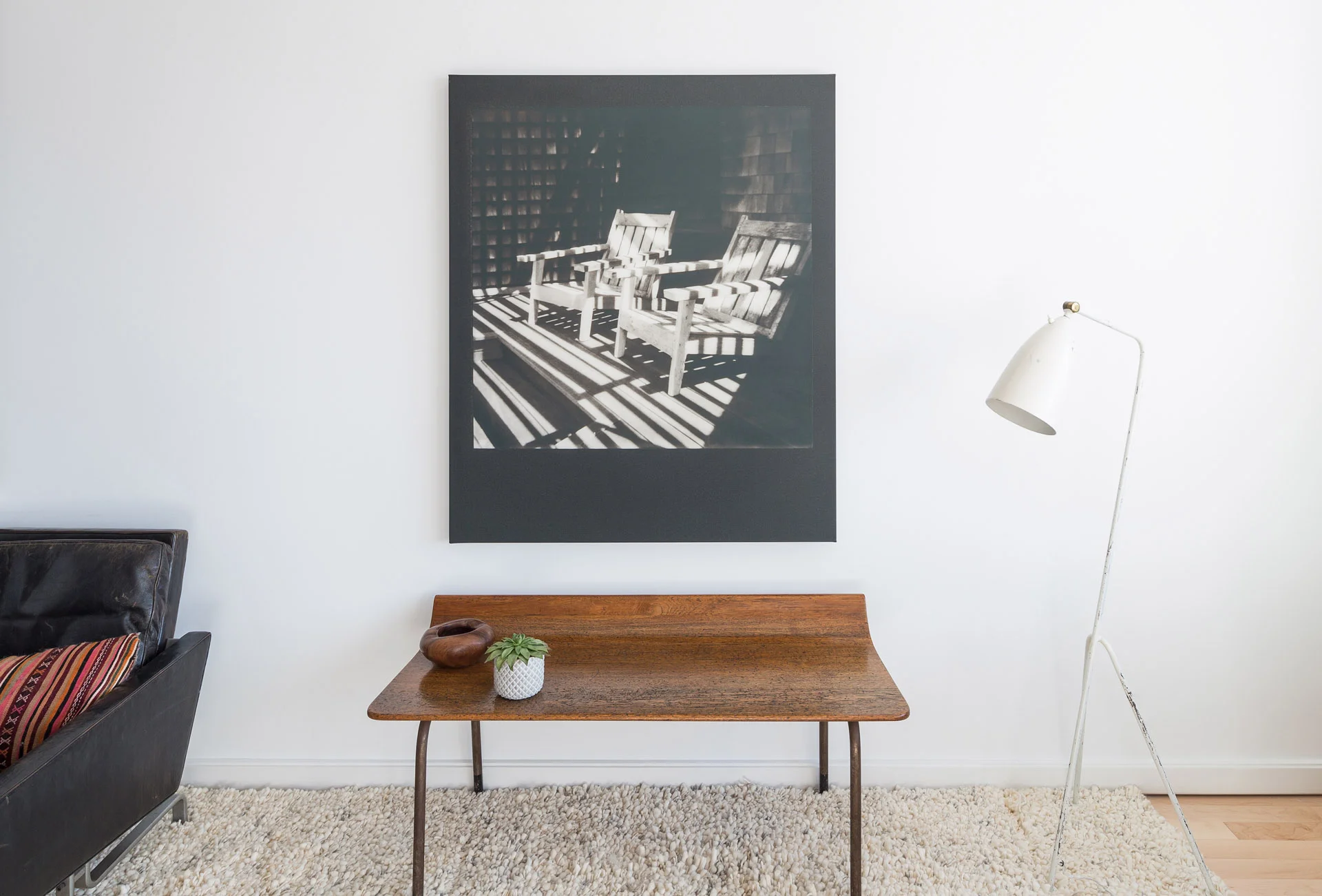 Untitled ( Beach Chairs) Archival pigment on canvas 46" x 38"