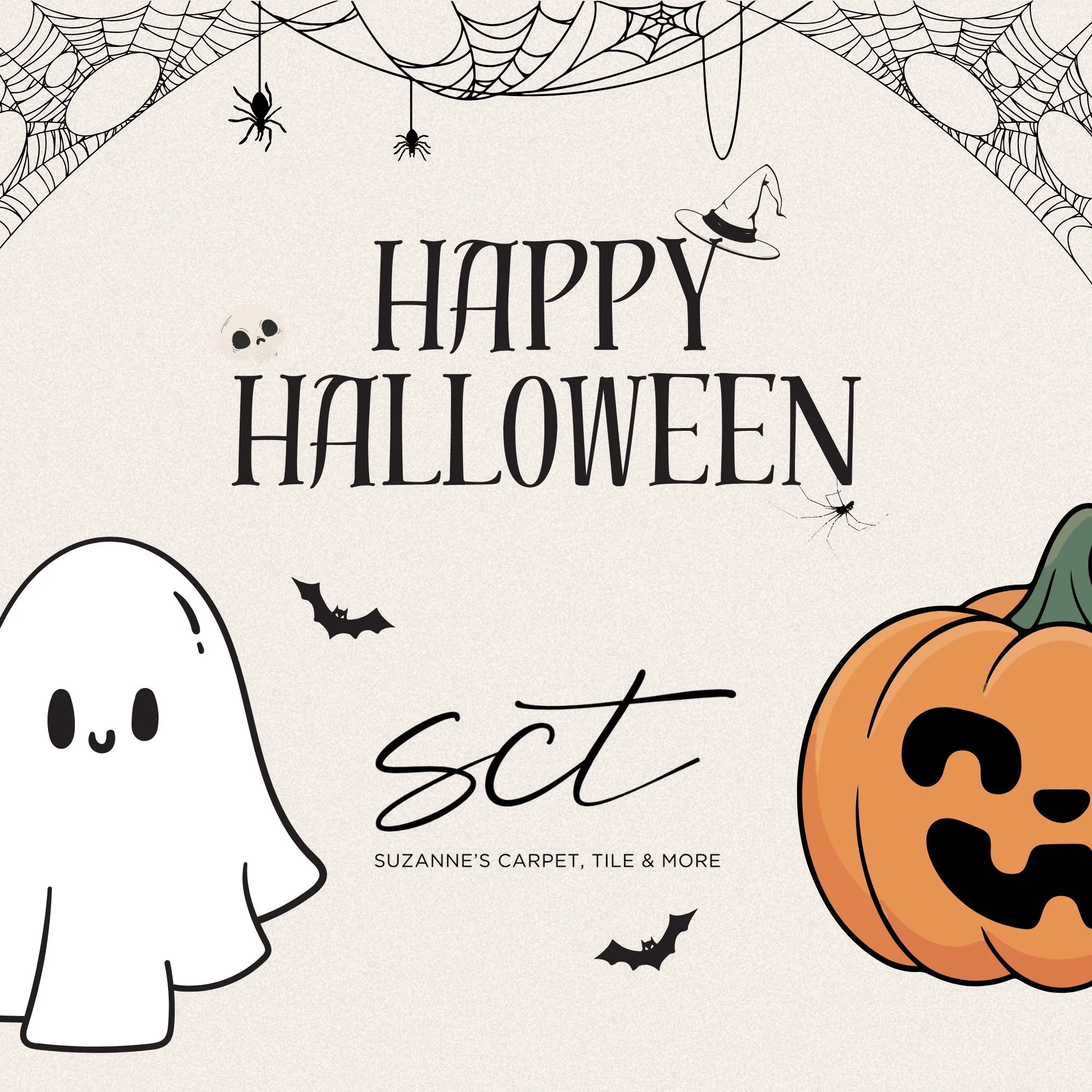 Have a happy and safe Halloween from SCT!🎃👻 

#flooring #shoplocal #smallbusiness #design #halloween