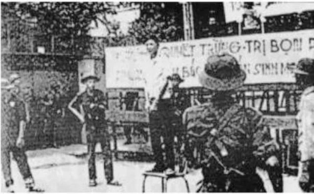 Colonel Ho Ngoc Can ignored the ceasefire order and continued to fight with his soldiers. He was captured on May 1st, 1975 and executed on August 14.