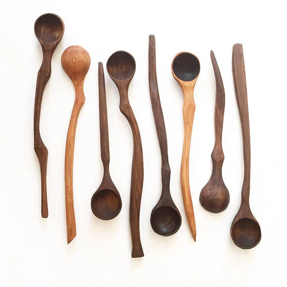 Handmade wooden spoons by Collin Garrity