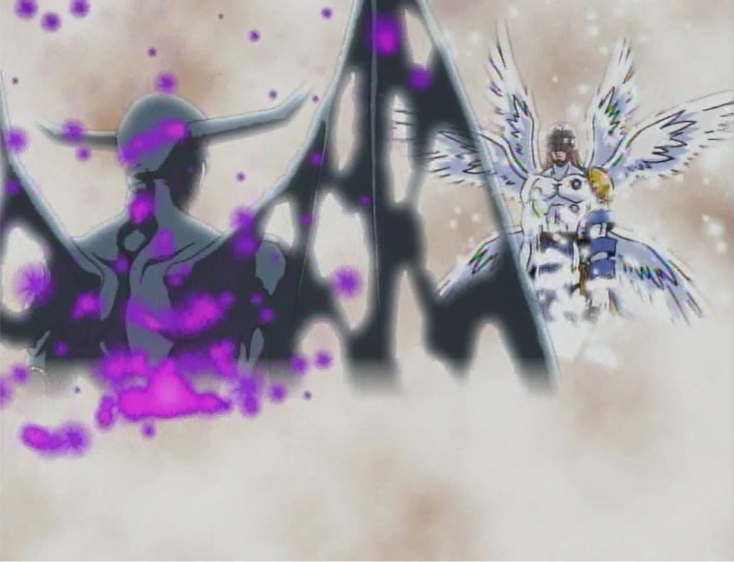 Digimon Angemon Vs Devimon