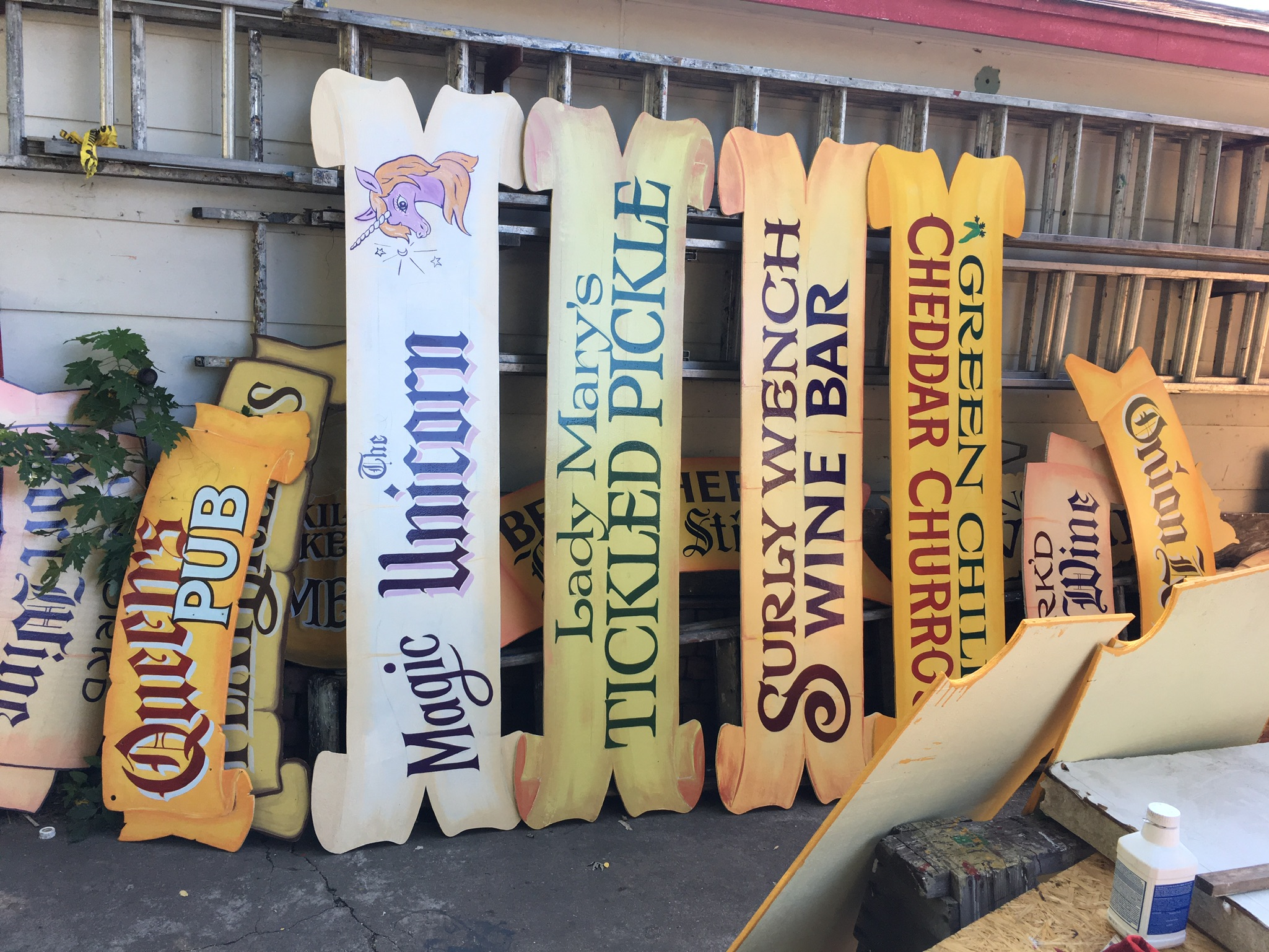 Renaissance Fair Signs