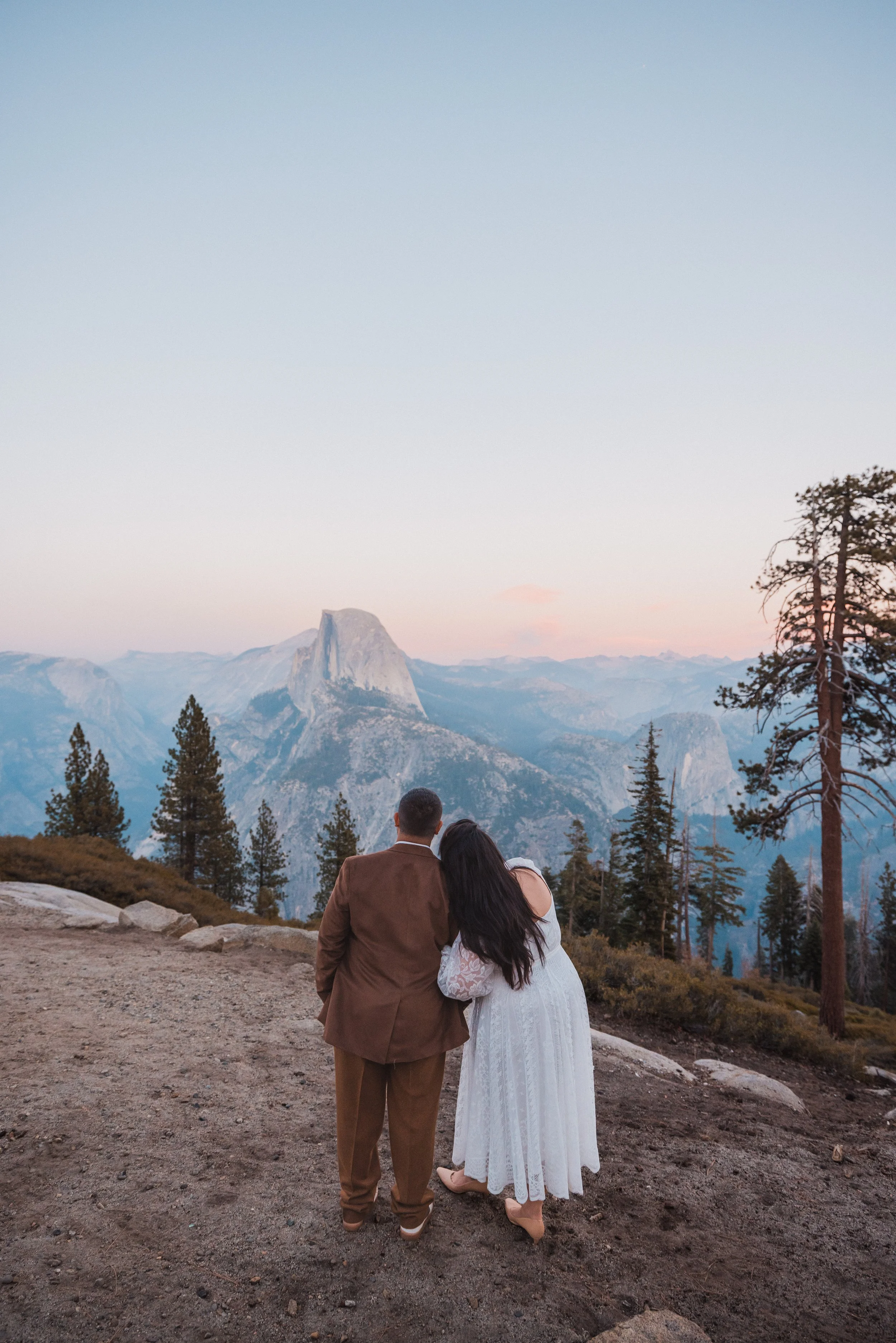 Glacier Point Wedding Portraits in Yosemite National Park
