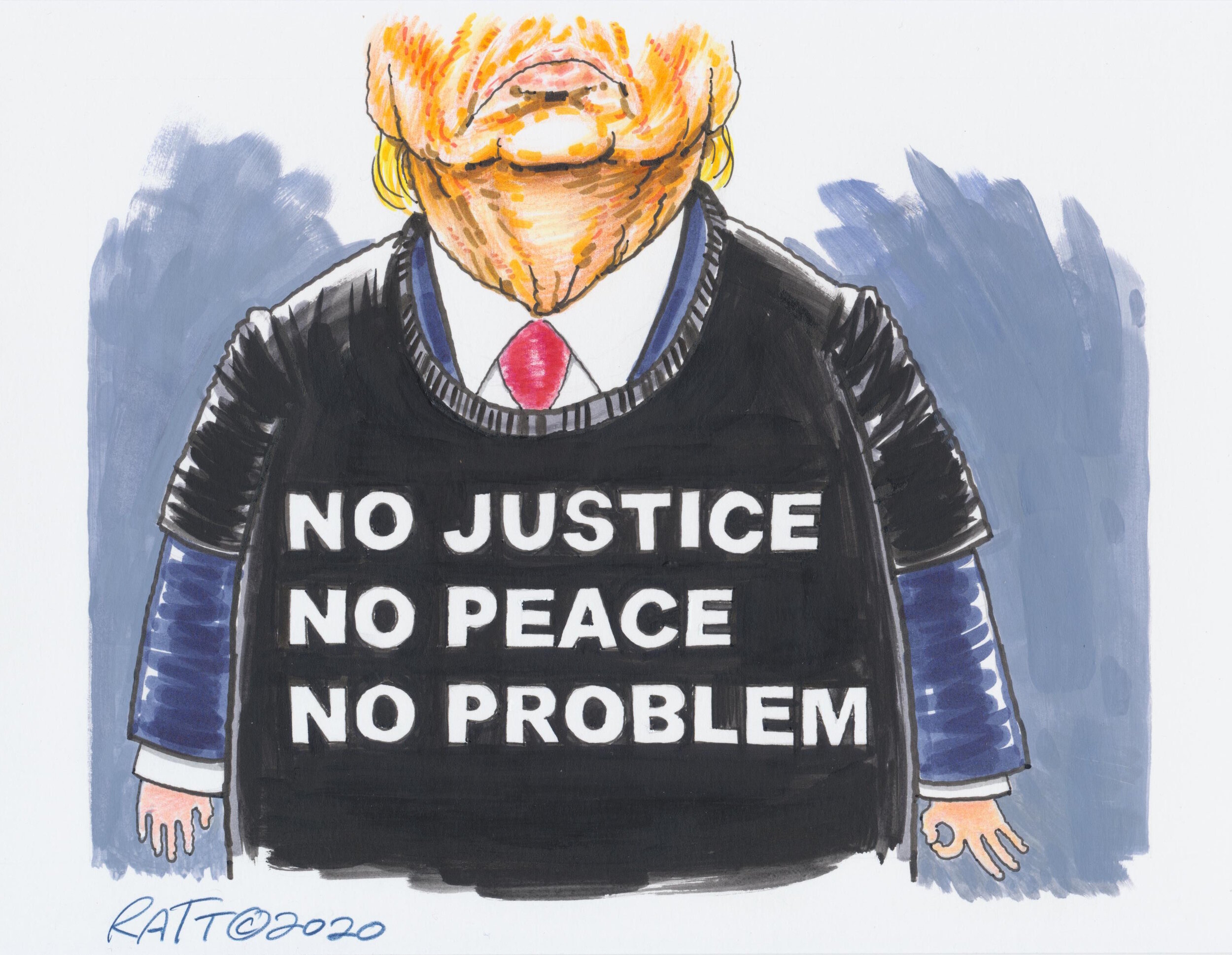   No problem for him.  (The Rule of Law This Week, June 14, 2020.)  