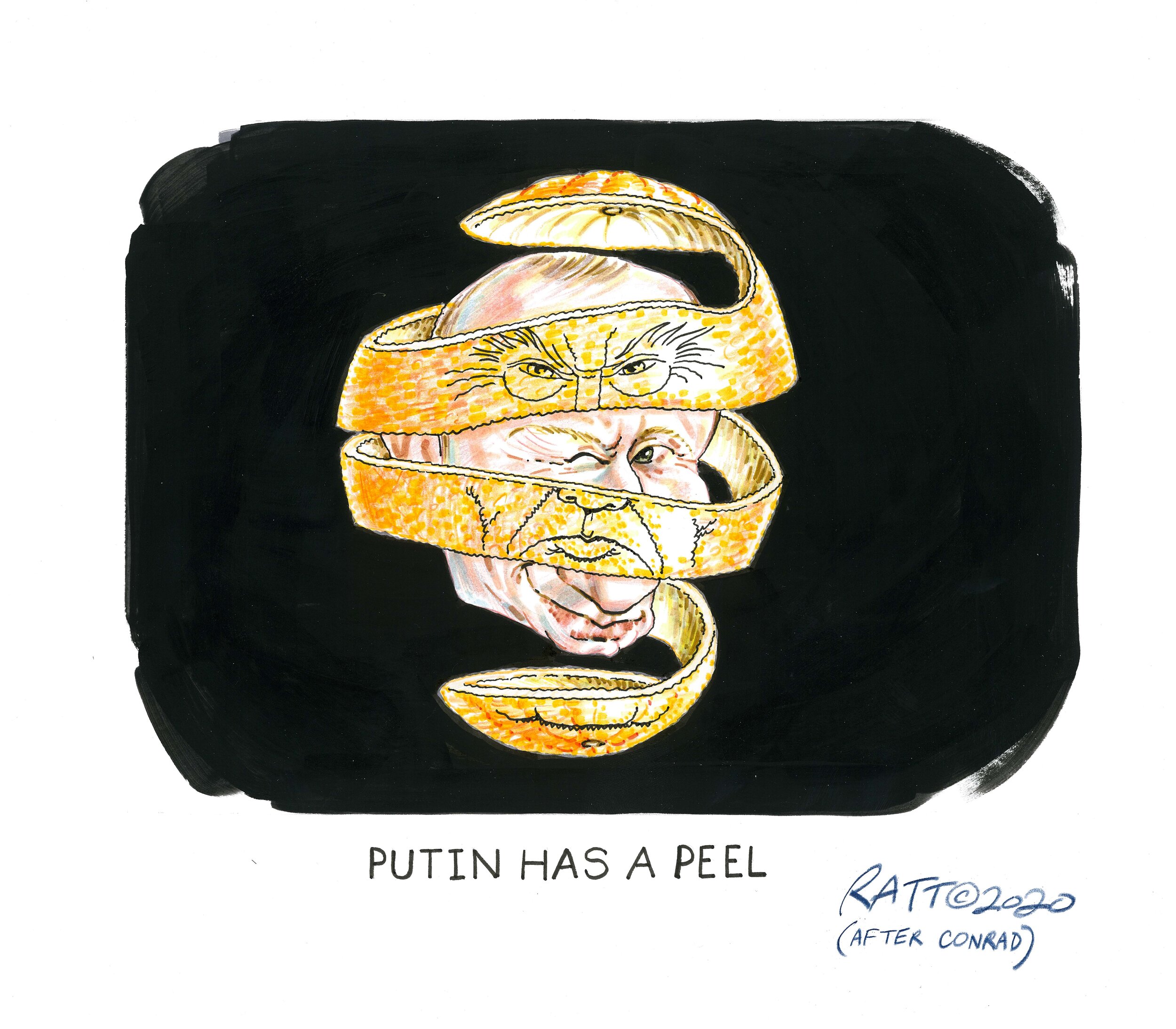   Putin has a peel.  (The Rule of Law This Week, March 1, 2020.)  