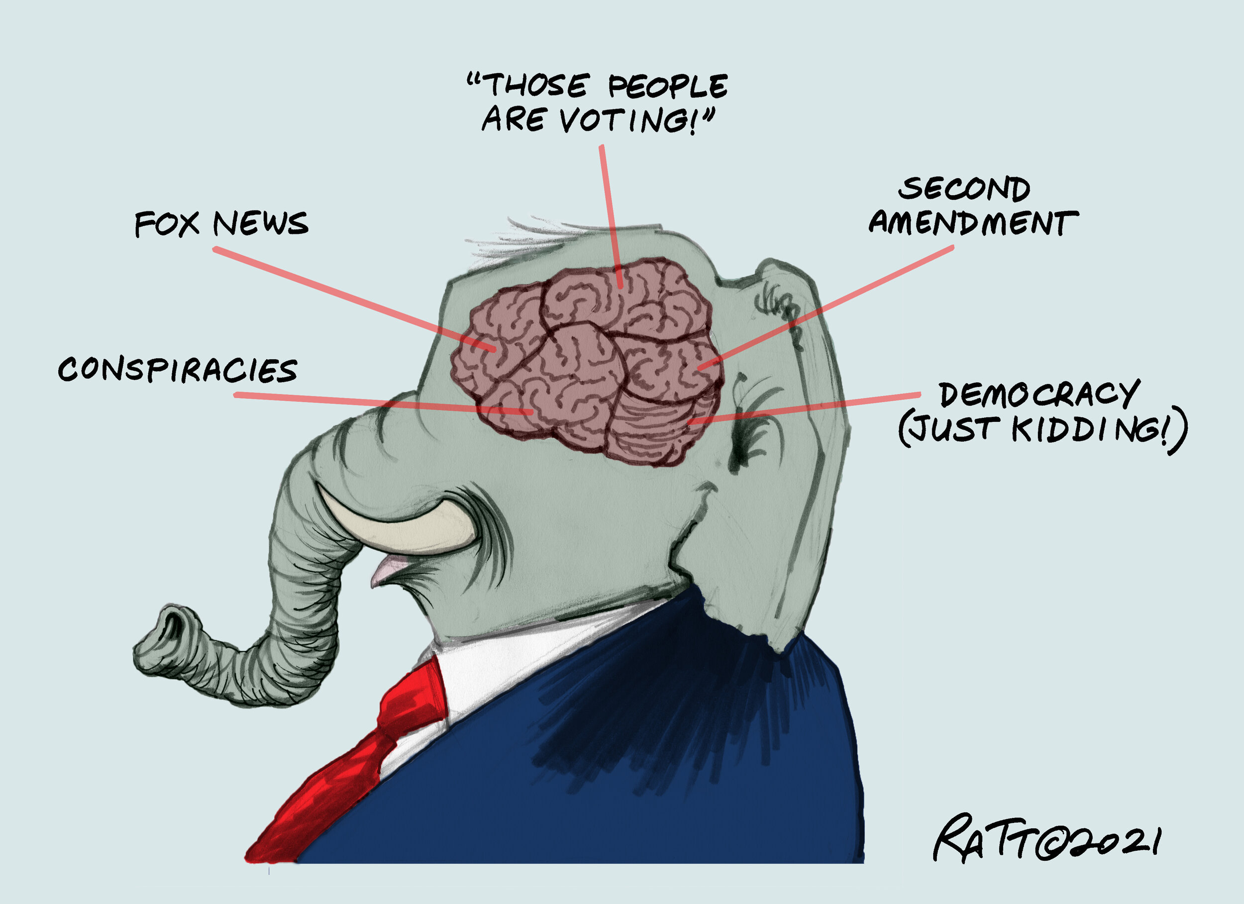 WHAT are the Republicans thinking?  (Crooks and Liars, March 13, 2021.)